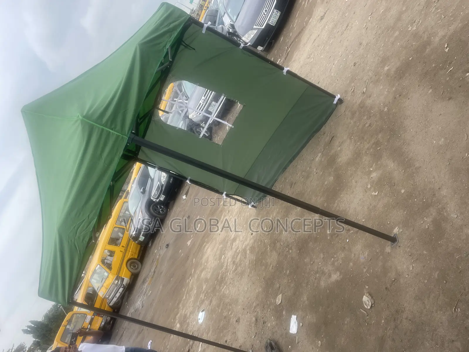 6by6 Gazebo Foldable Tent With 1 Side Cover