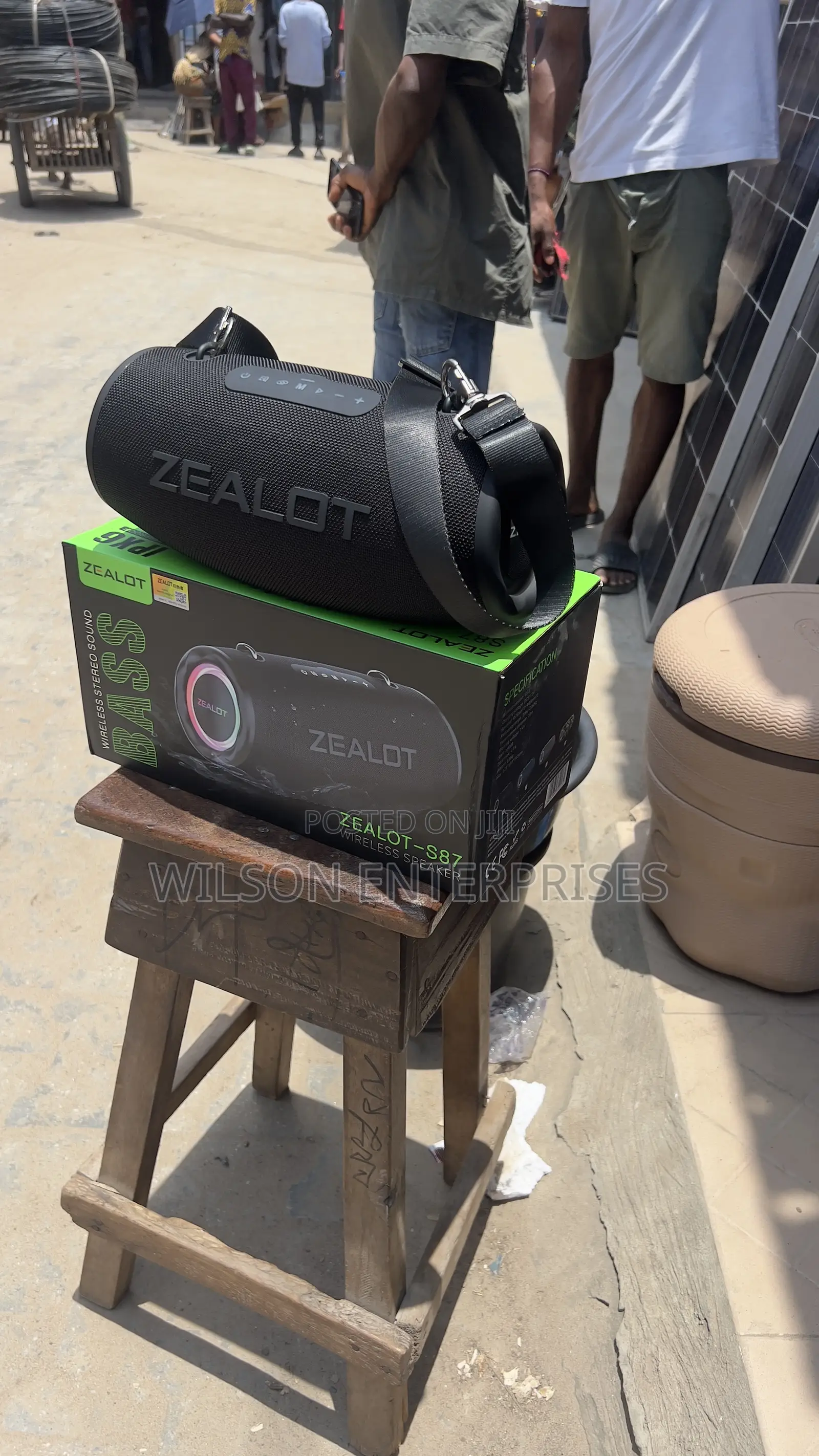 New Zealot S87 Powerful Bt Speaker – Heavy Bass, Long Battery Life