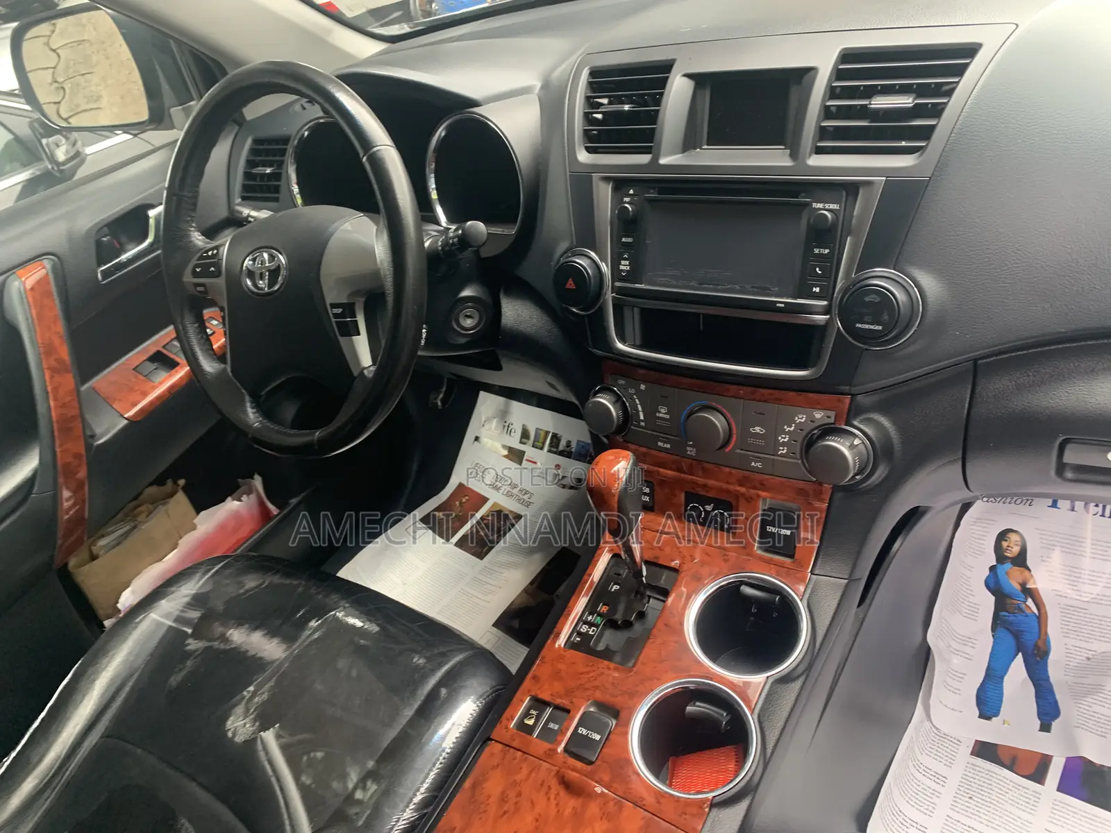 Toyota Highlander 3.5L 4WD 2013 Black