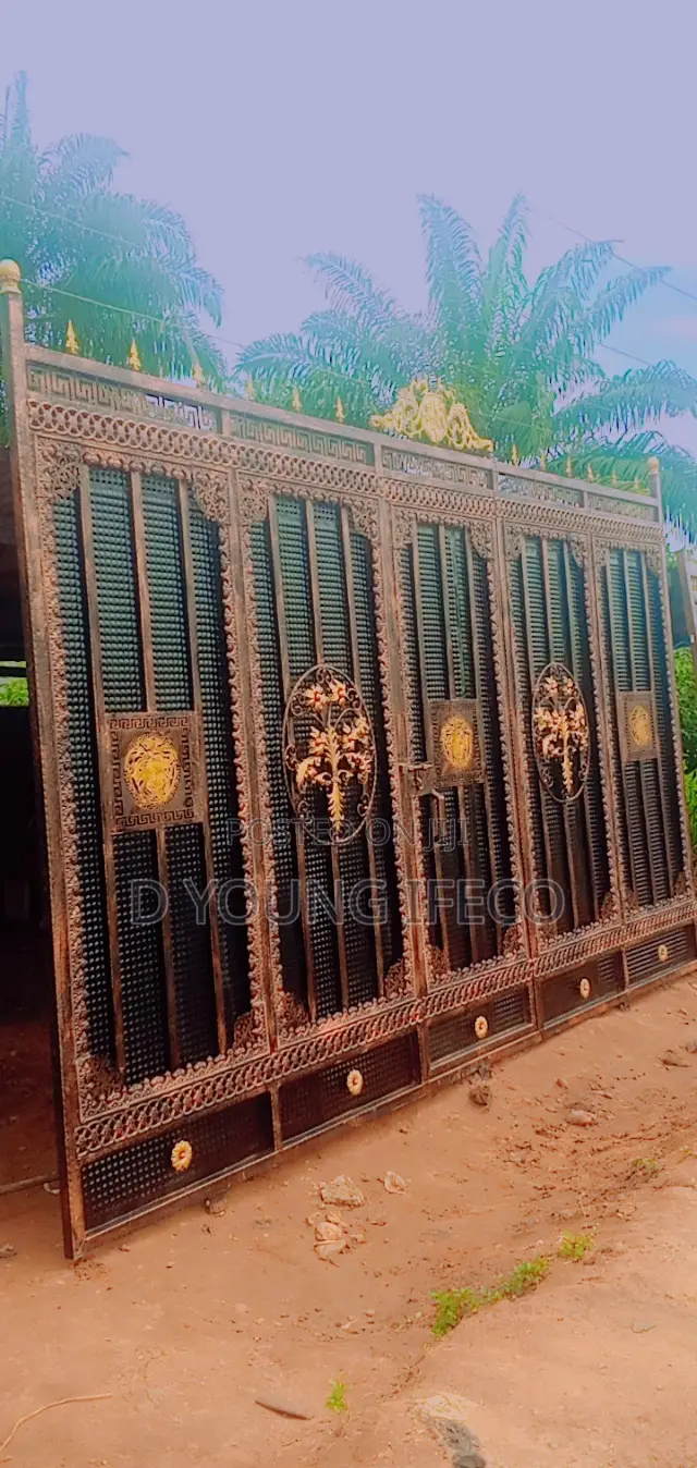 Complete Wrought Iron Rolling Gate