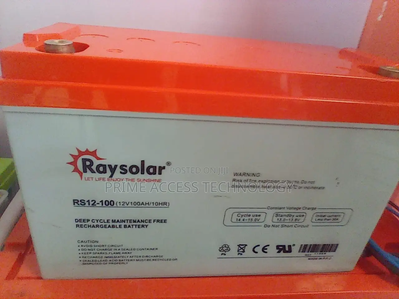 100ah 12v Ray Solar Deep Cycle Battery