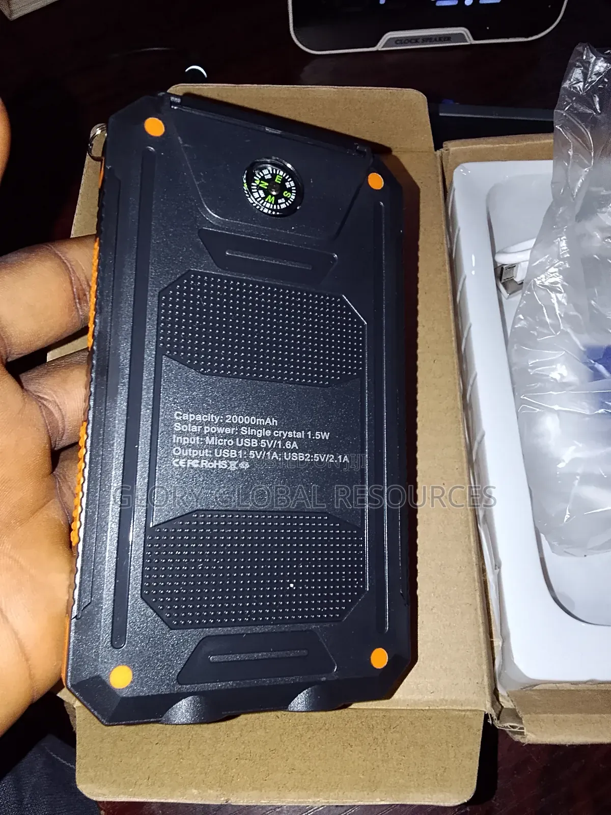 Waterproof Solar Power Bank 20000mah