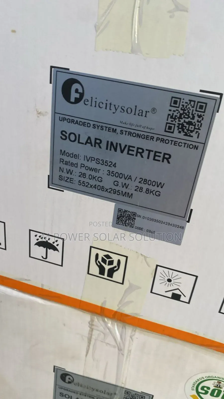 3.5kva 24v Felicity Non-hybrid Inverter