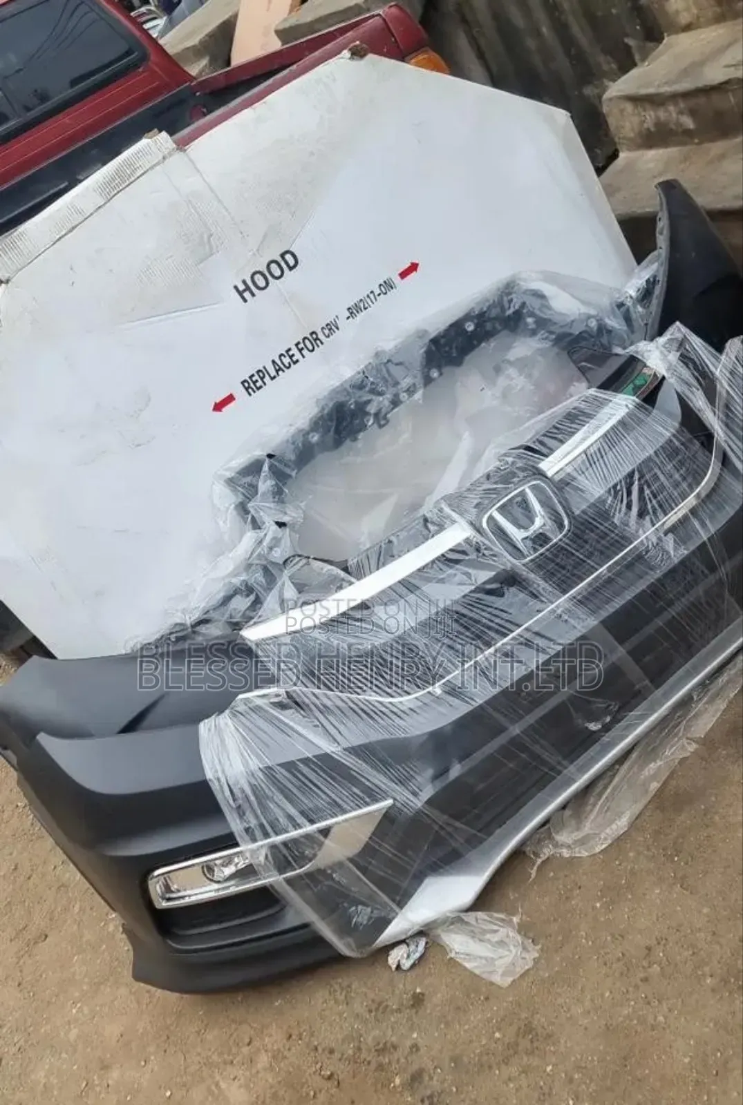 Bumper, Front Grill and Fog Lights