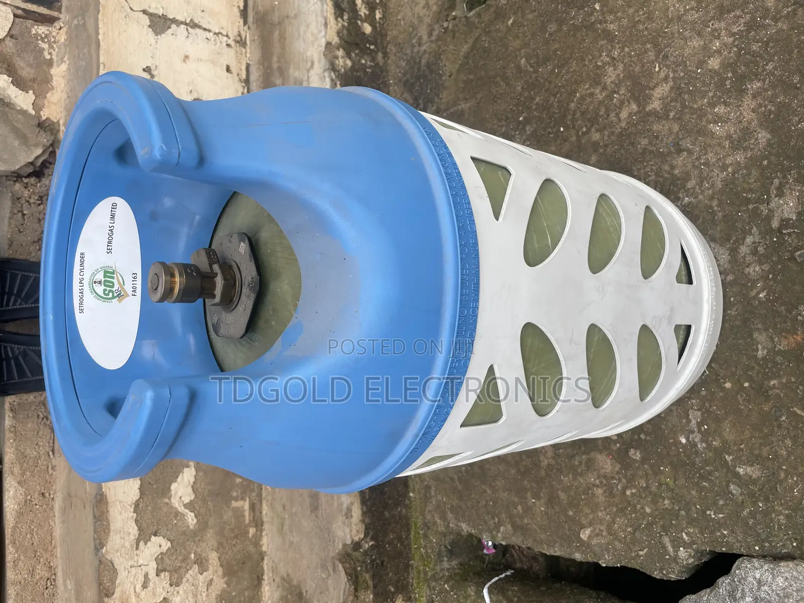 12.5kg Fiber Transparent Gas Cylinder: