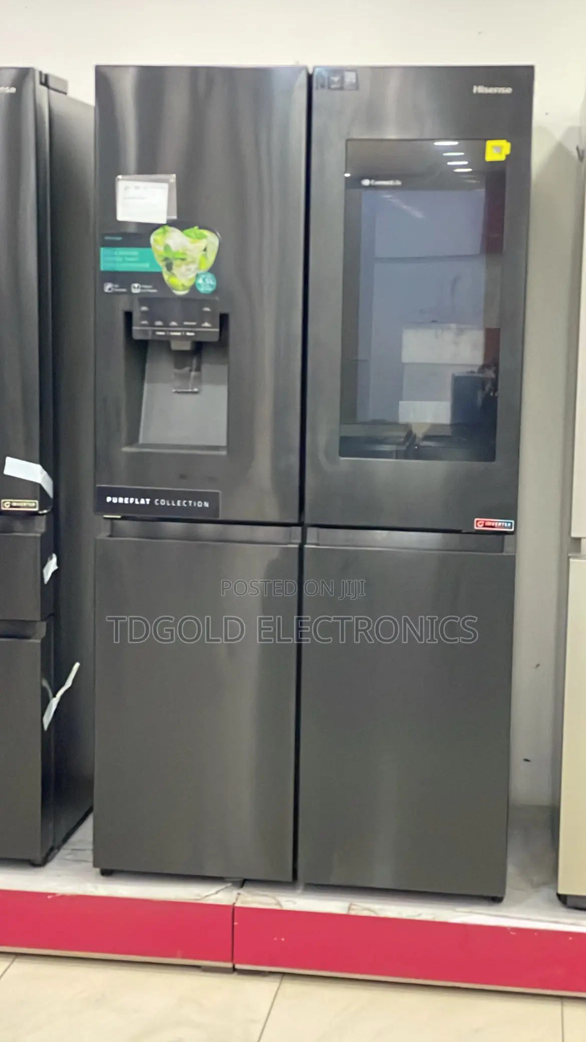 The Hisense 68wcd-Rc 538L Side-by-Side Pureflat Smart