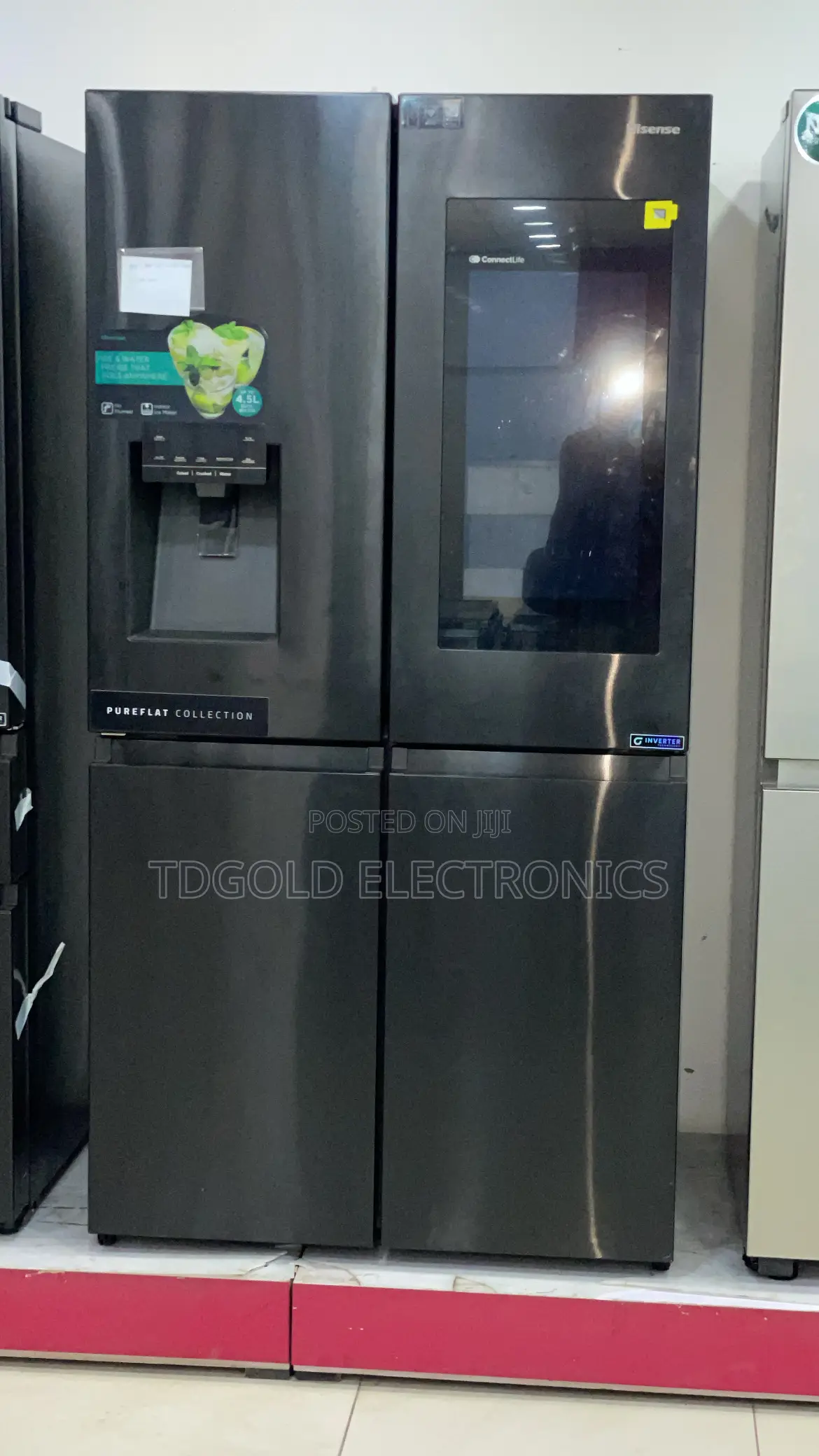 The Hisense 68wcd-Rc 538L Side-by-Side Pureflat Smart