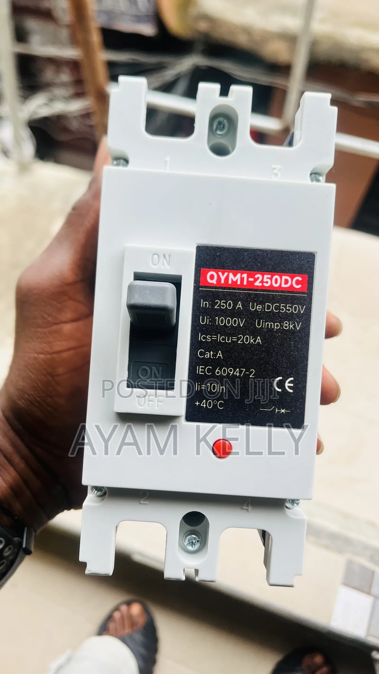 Battery Breaker 250amps 2pole 1000vdc