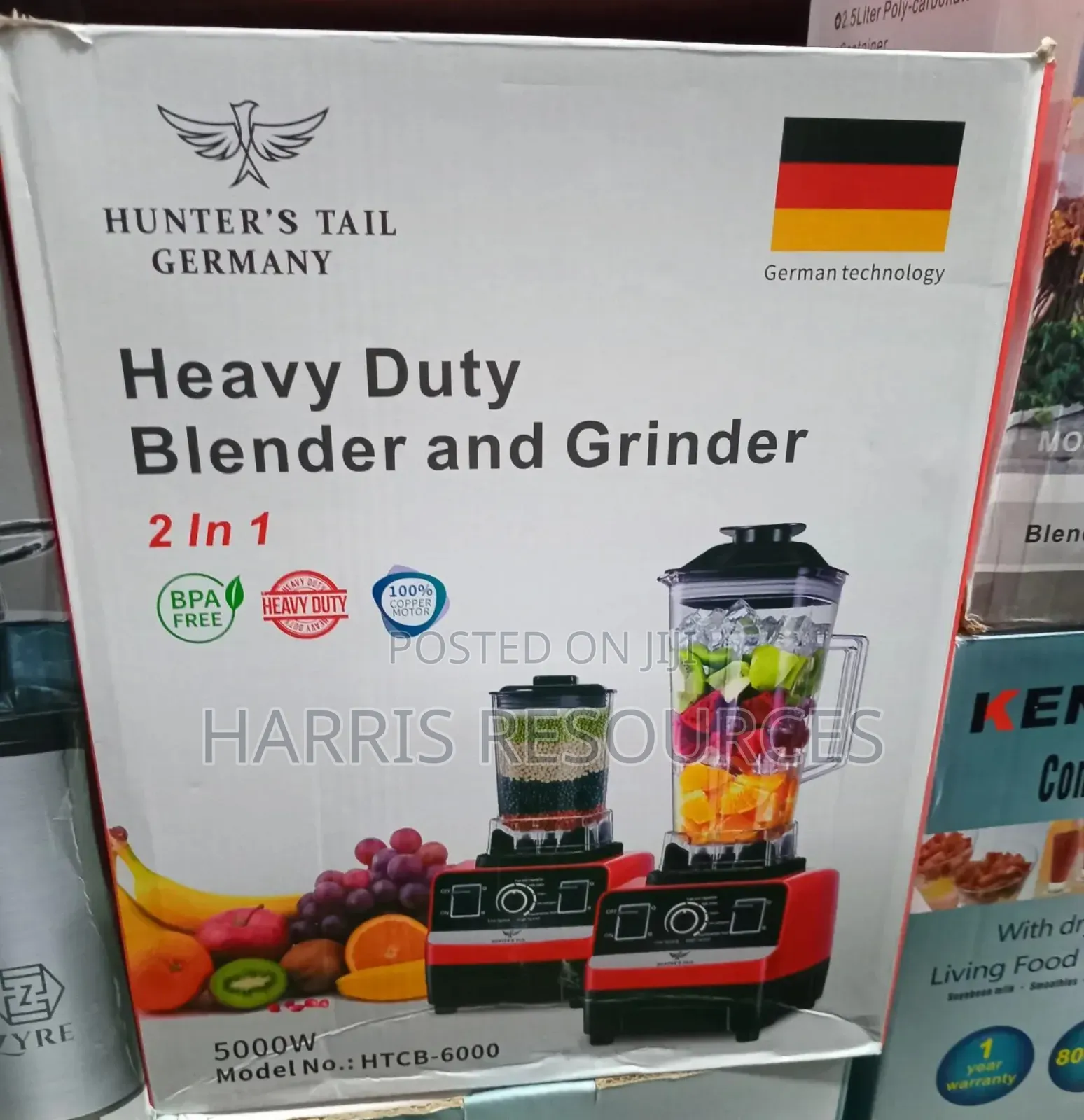 Hunter's Tail Germany Heavy Duty Blender and Grinder