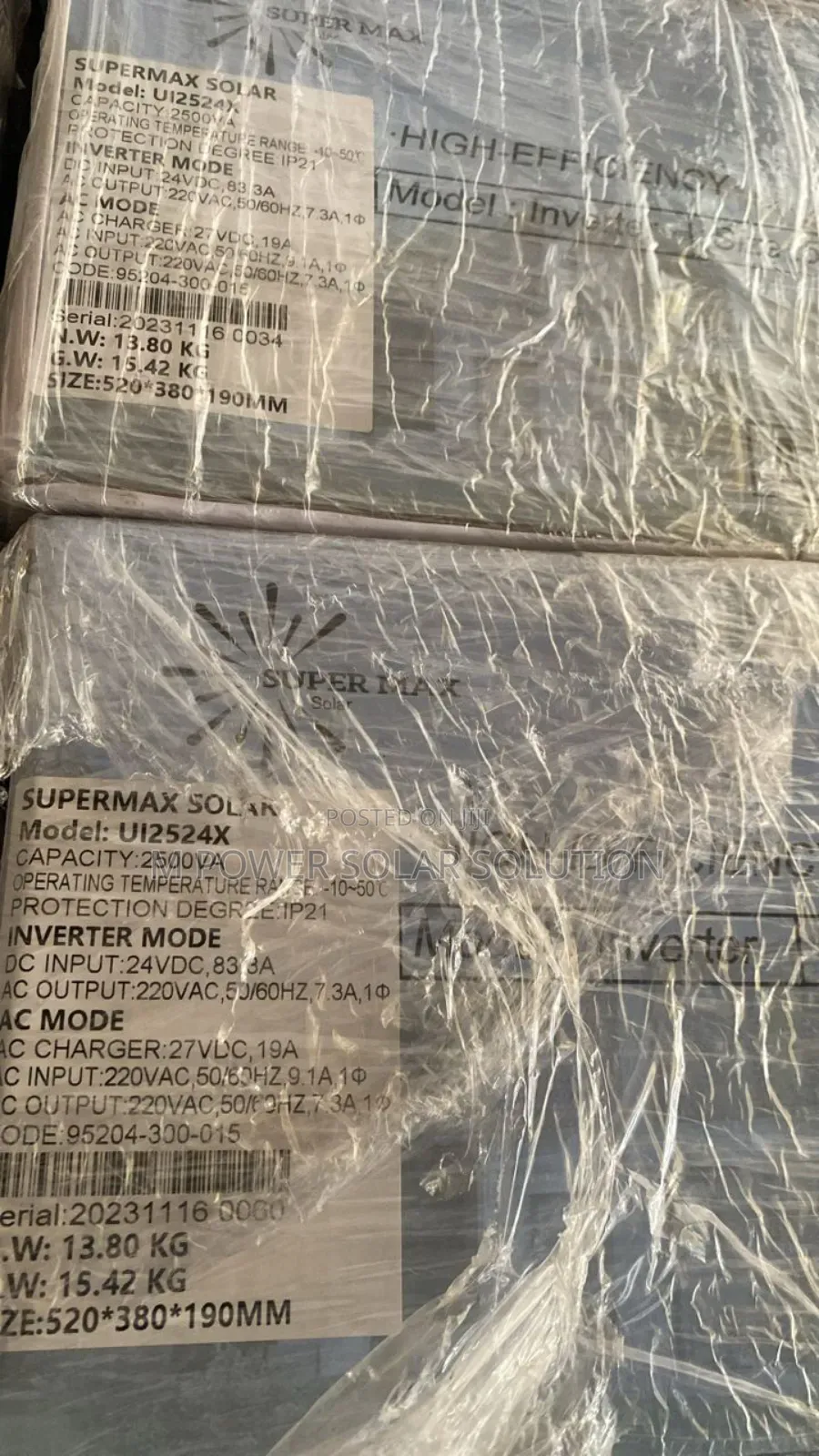 2.5kva 24V Supermax Solar Inverter