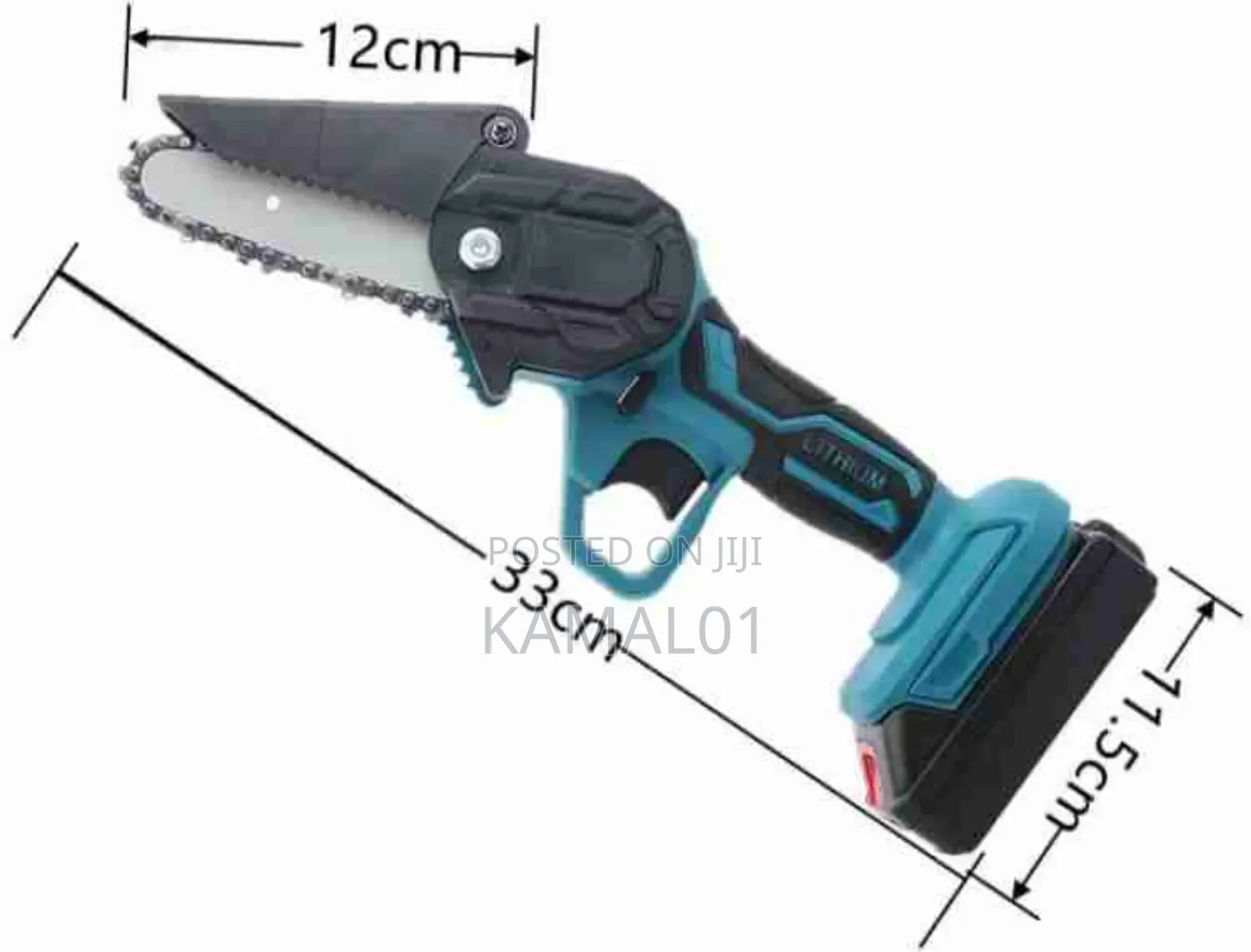 Electric Mini Cordless Chainsaw Battery-Powered Wood Cutter