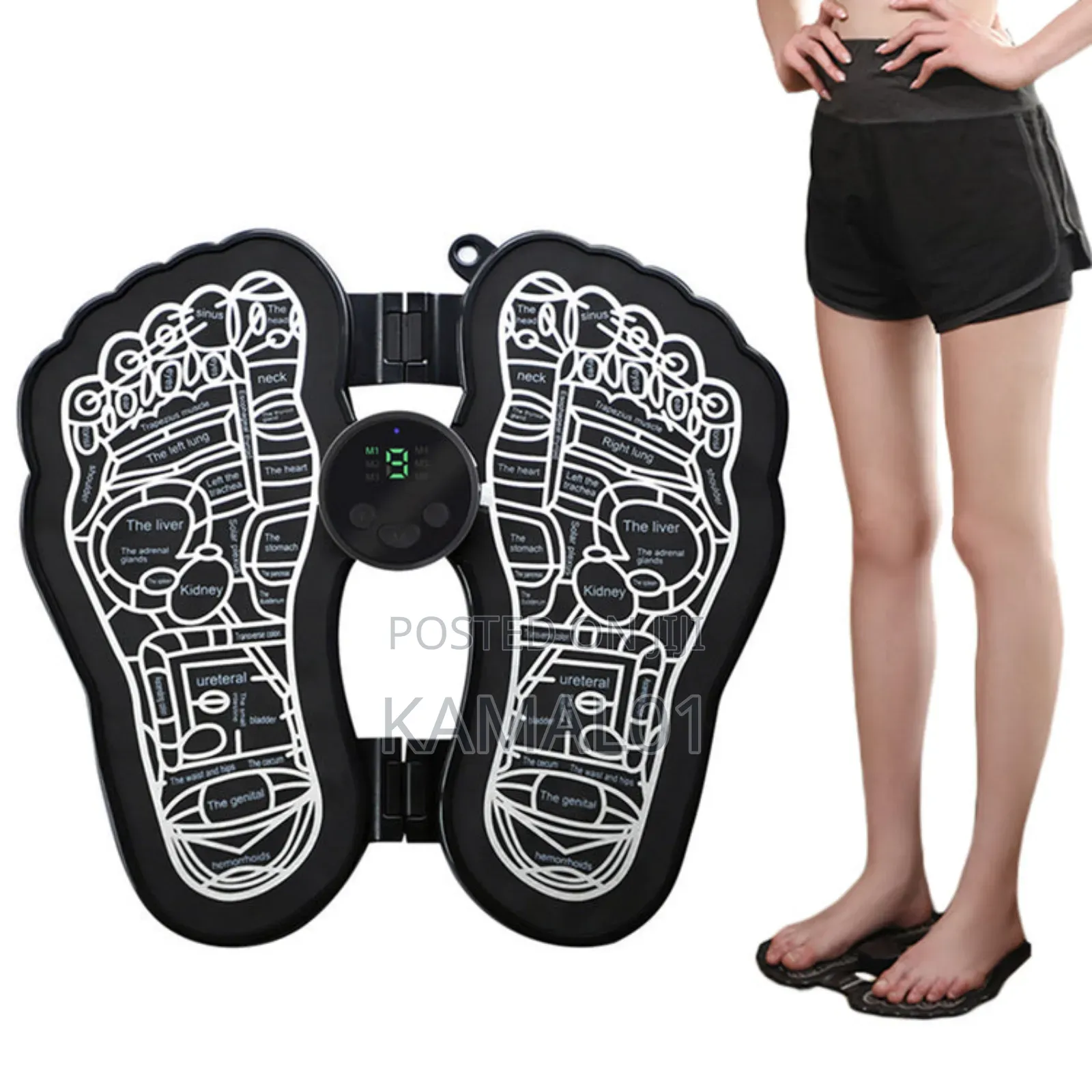 Folding Electric Foot Massager Blood Circulation Stimulator