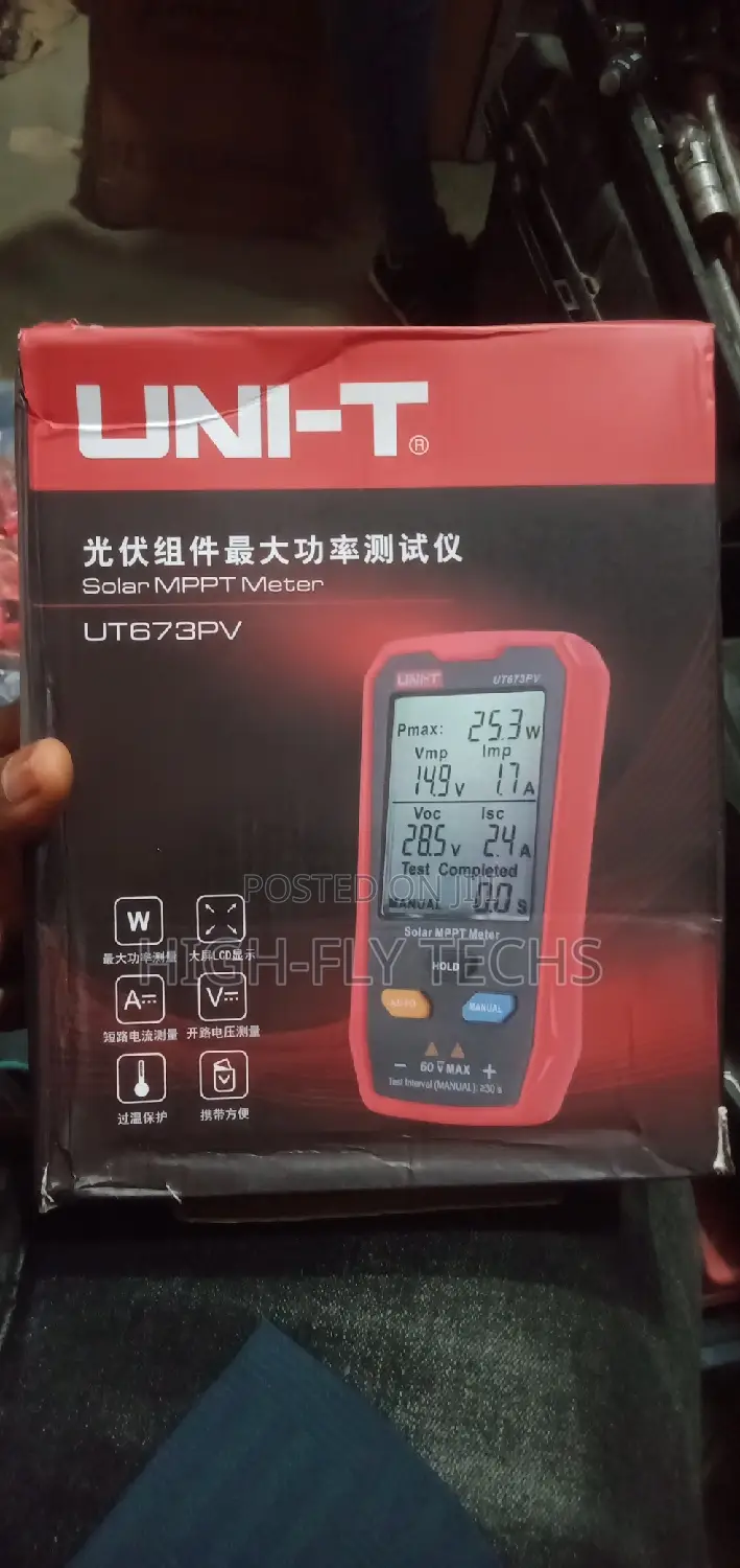 Uni-T Ut673pv Solar MPPT Meter