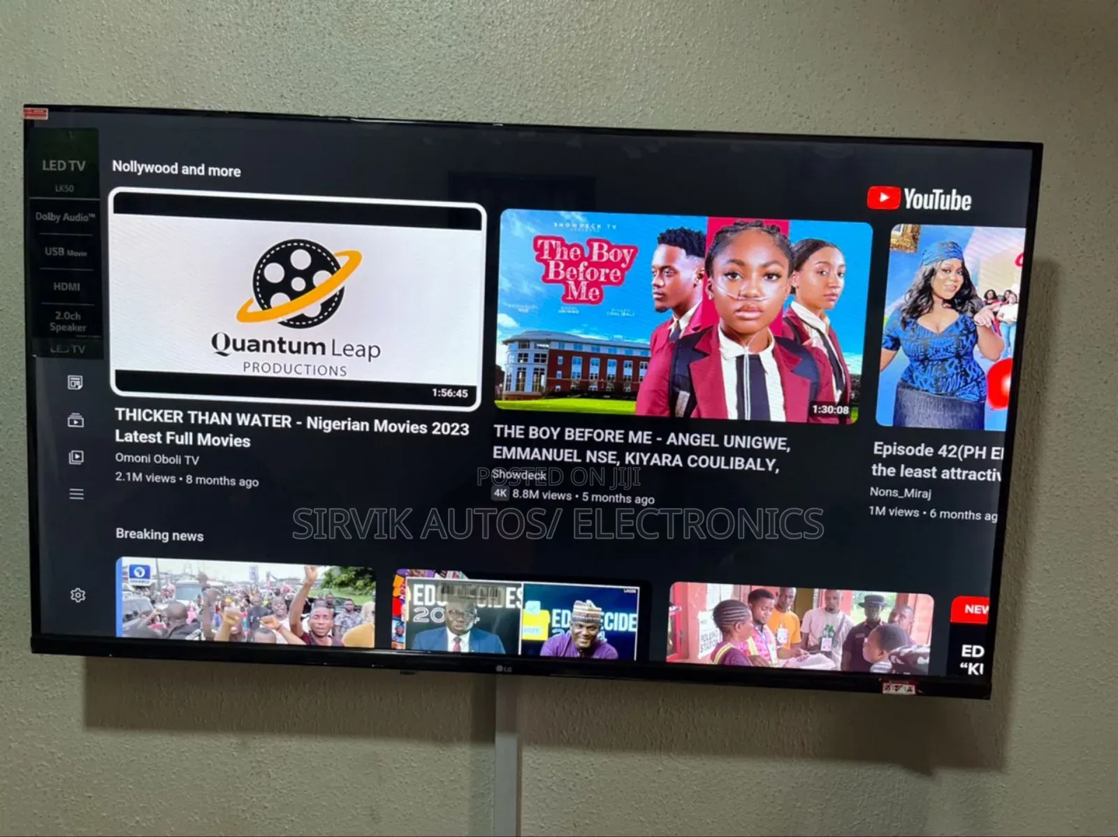 1 Week Used Lg 50 Inches Smart Tv