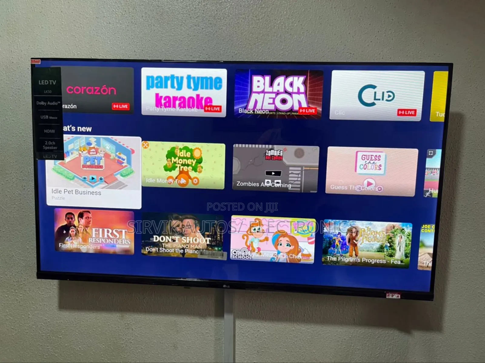 1 Week Used Lg 50 Inches Smart Tv