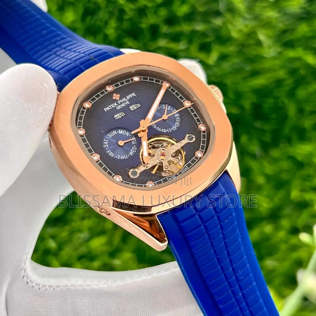 Luxury Patek Philippe Rubber Strap Authomatic Wristwatches
