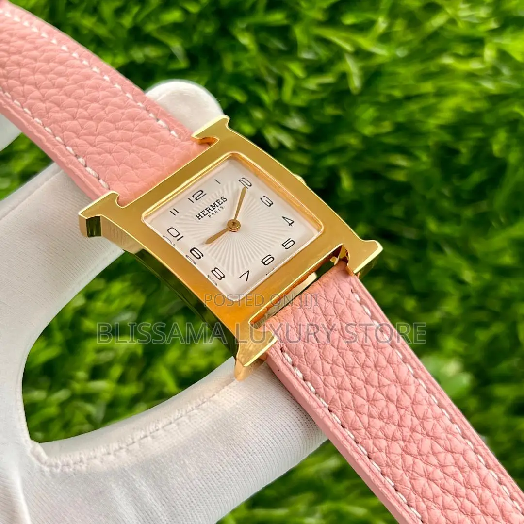 Luxury Hermes Quality Leather Female Wristwatches