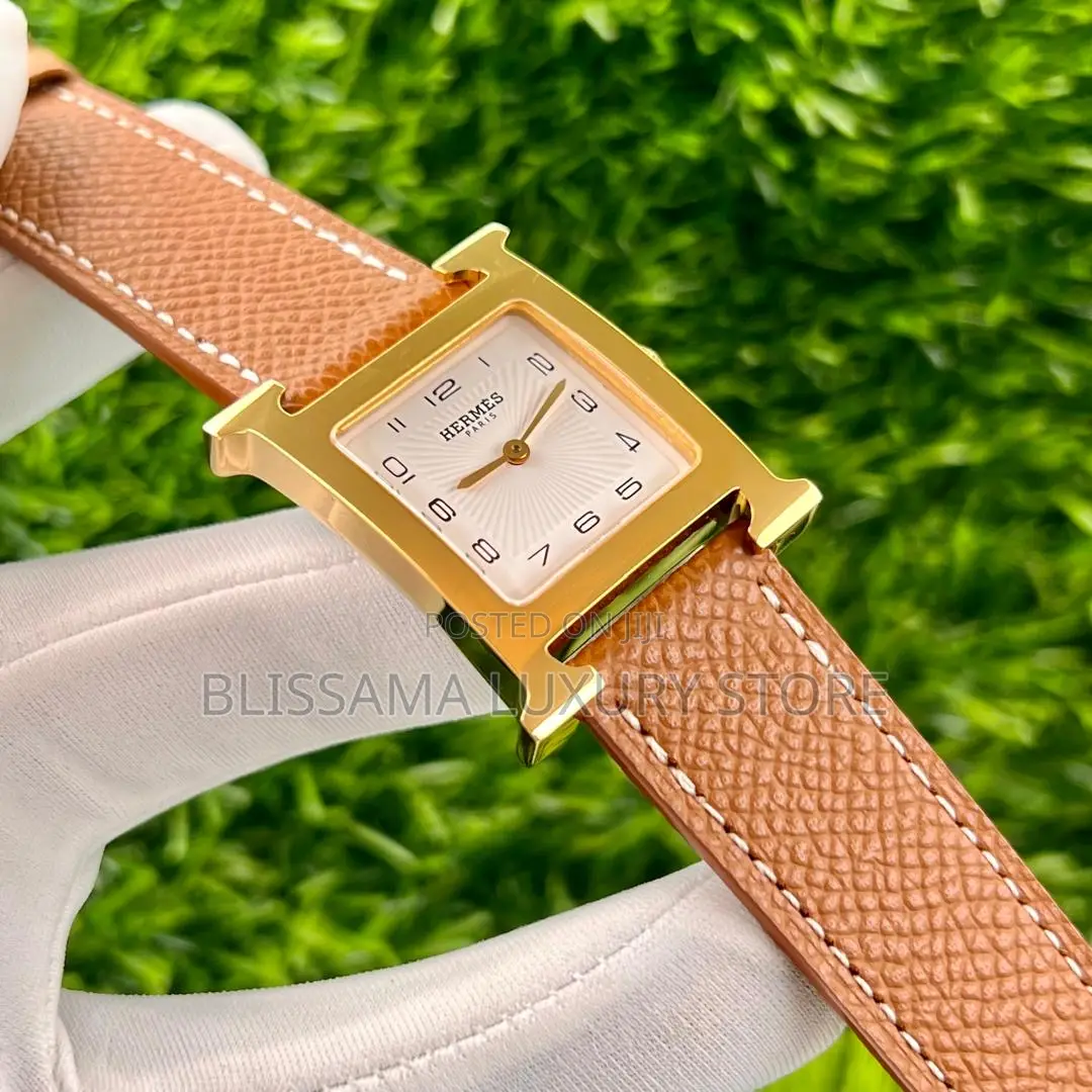 Luxury Hermes Quality Leather Female Wristwatches