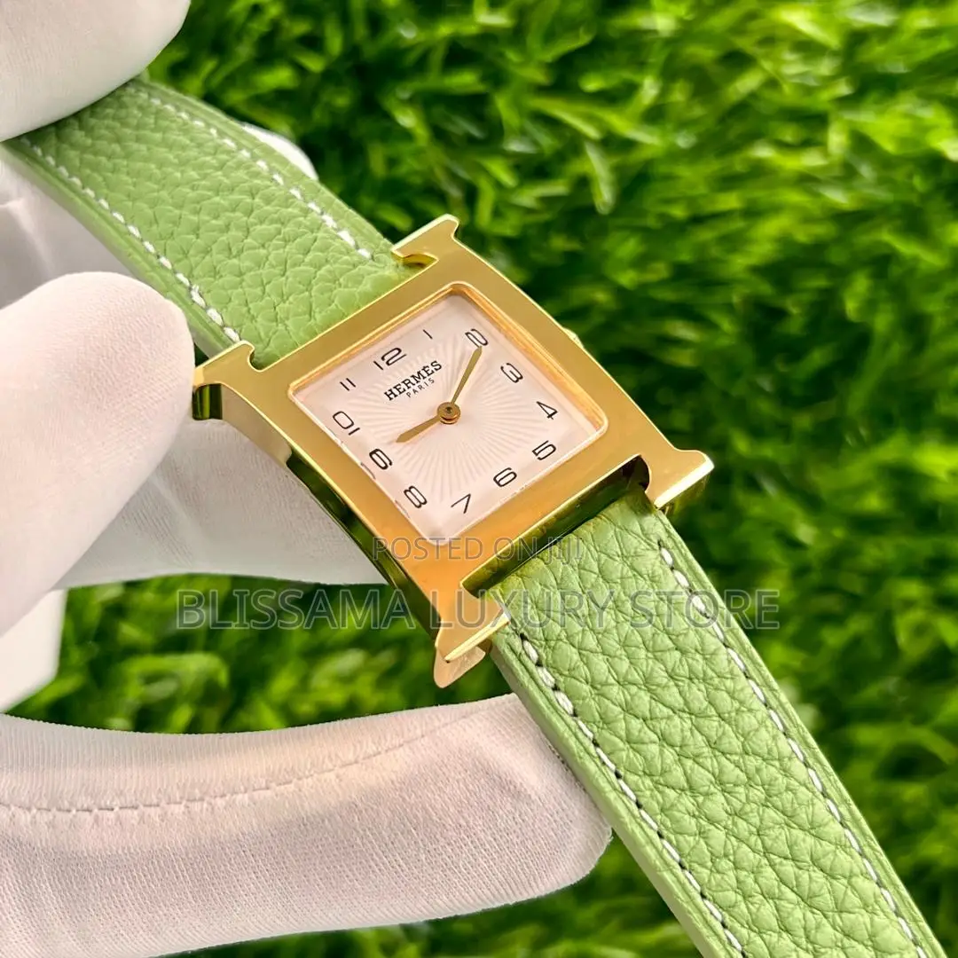 Luxury Hermes Quality Leather Female Wristwatches