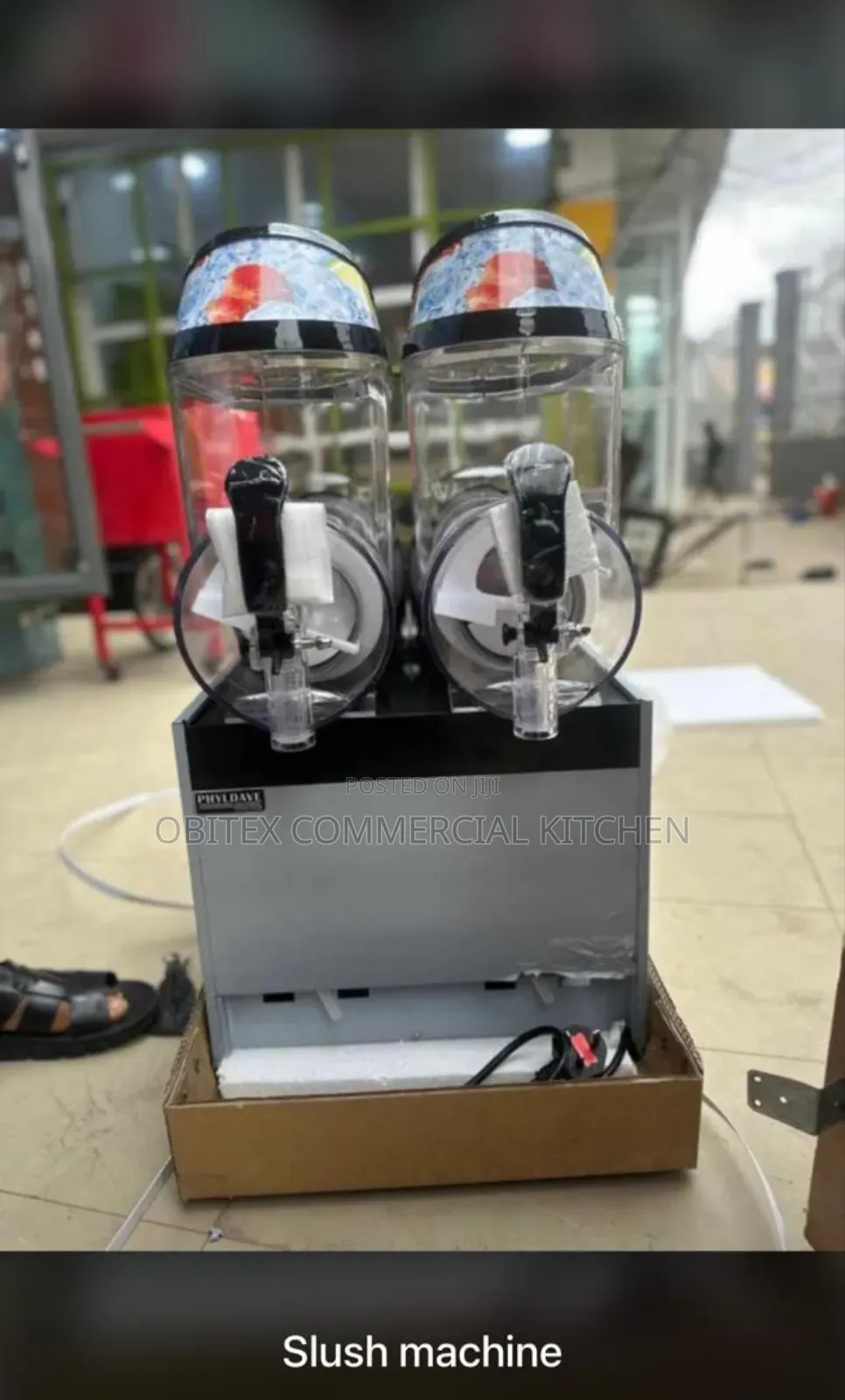 Industrial Slush Machine 2chembers Is Available for Sale