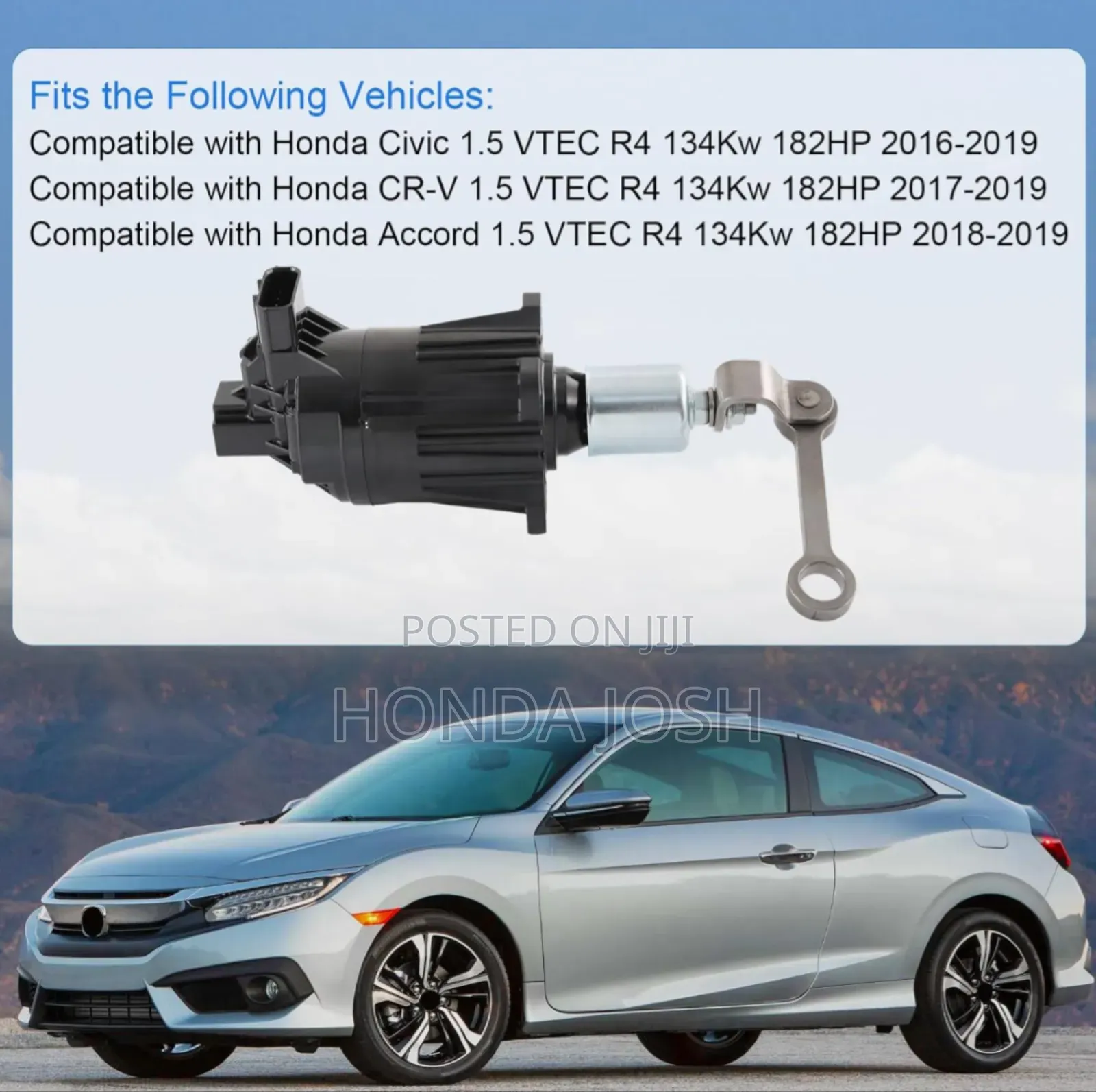 Turbo Turbocharger Sensor Original 2018 Honda Civic