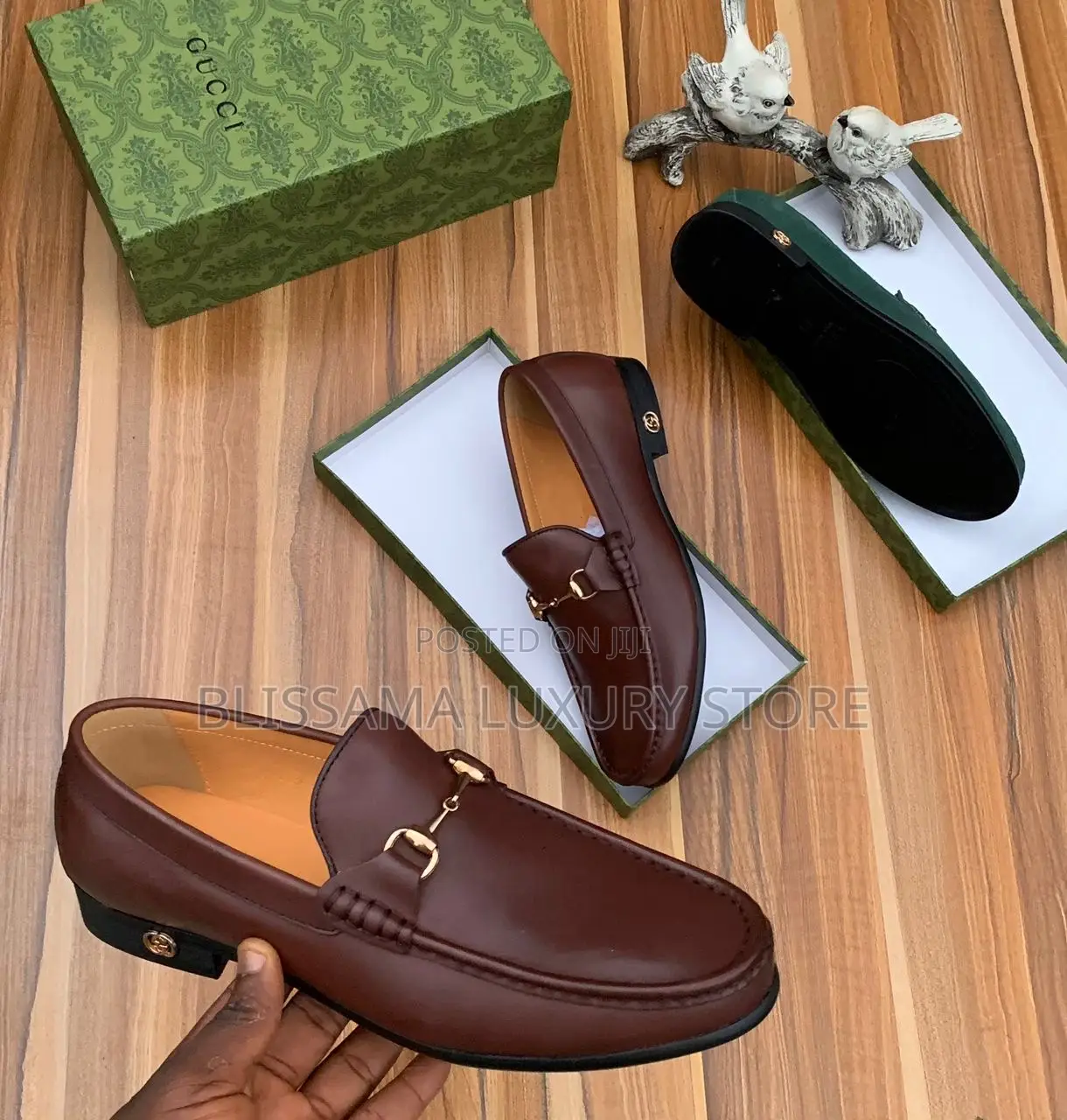 Luxury Designer Men Leather Loafers Shoe