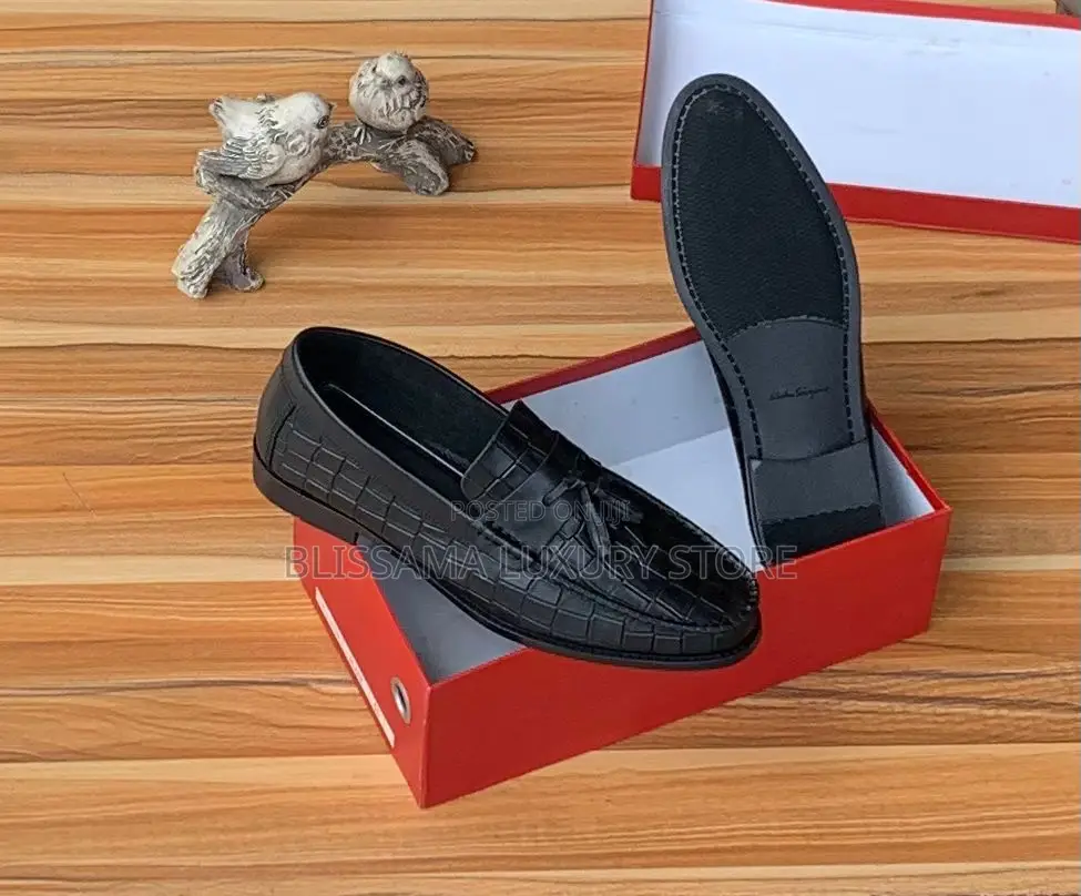 Luxury Designer Men Leather Loafers Shoe