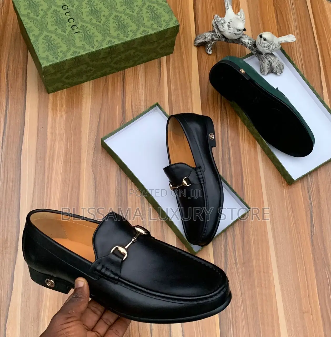 Luxury Designer Men Leather Loafers Shoe