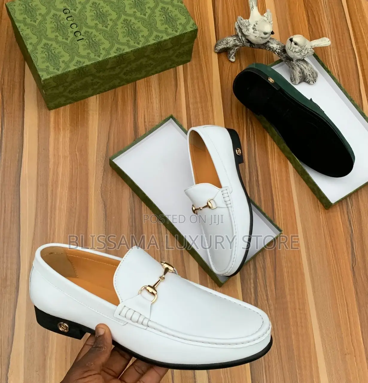 Luxury Designer Men Leather Loafers Shoe