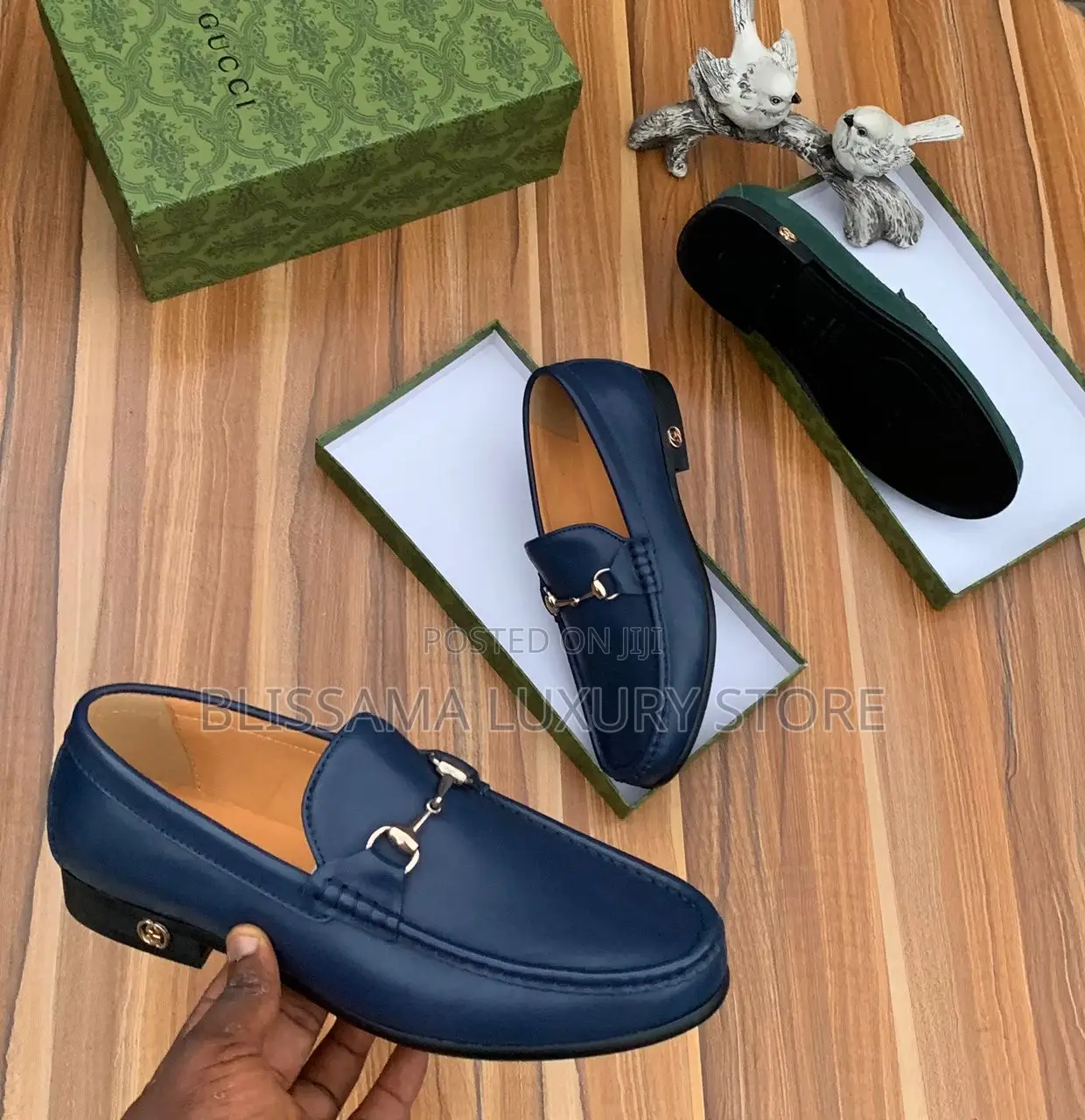 Luxury Designer Men Leather Loafers Shoe