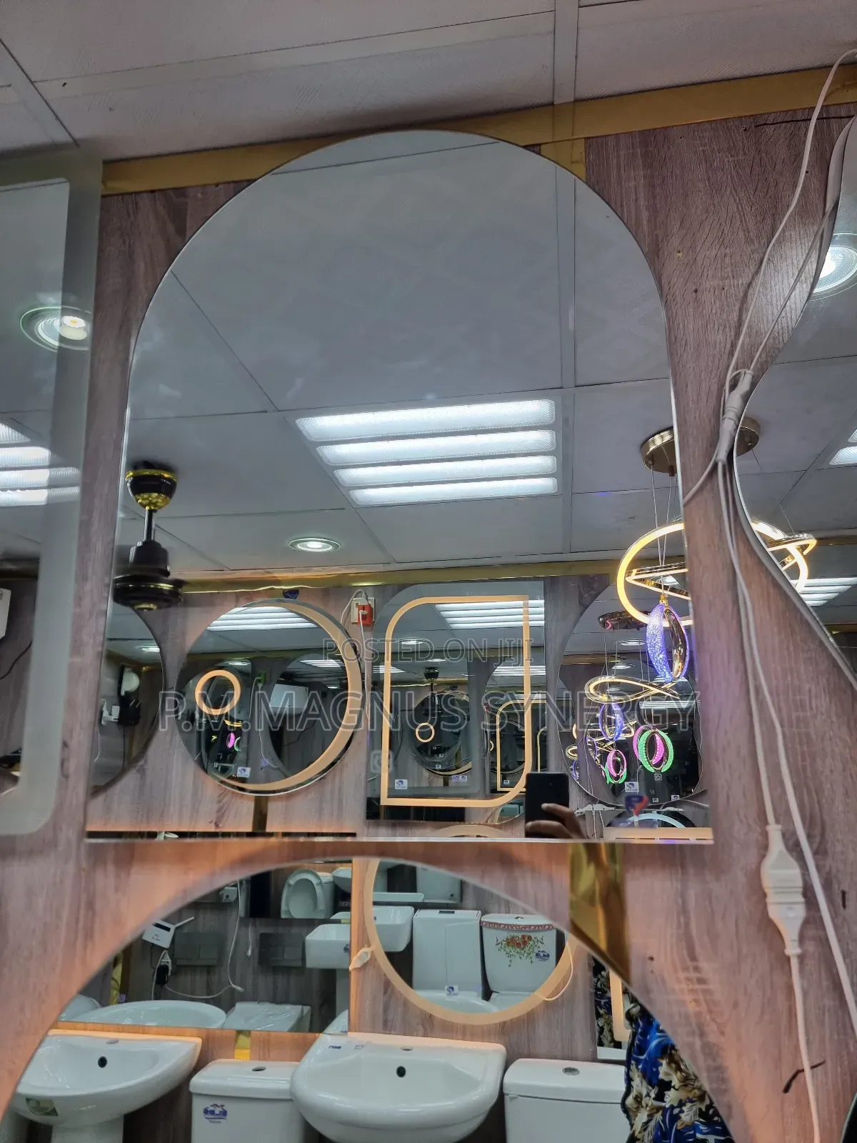 England Standard Digital Electric Mirrors With Light.
