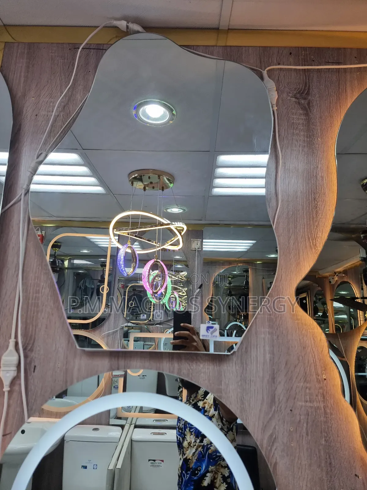 England Standard Digital Electric Mirrors With Light.