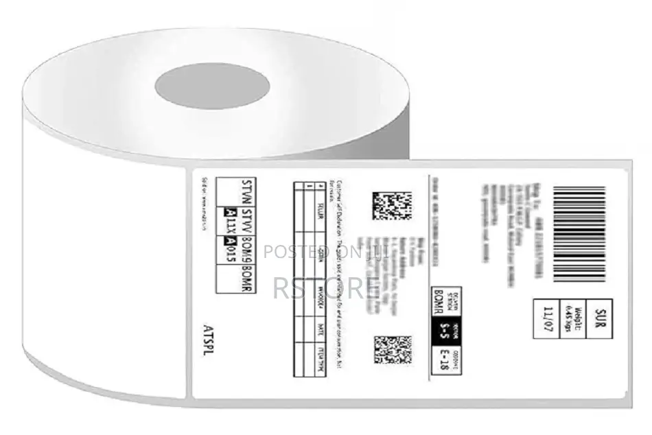 100mm X 150mm Direct Thermal Labels Paper (500 Stickers)