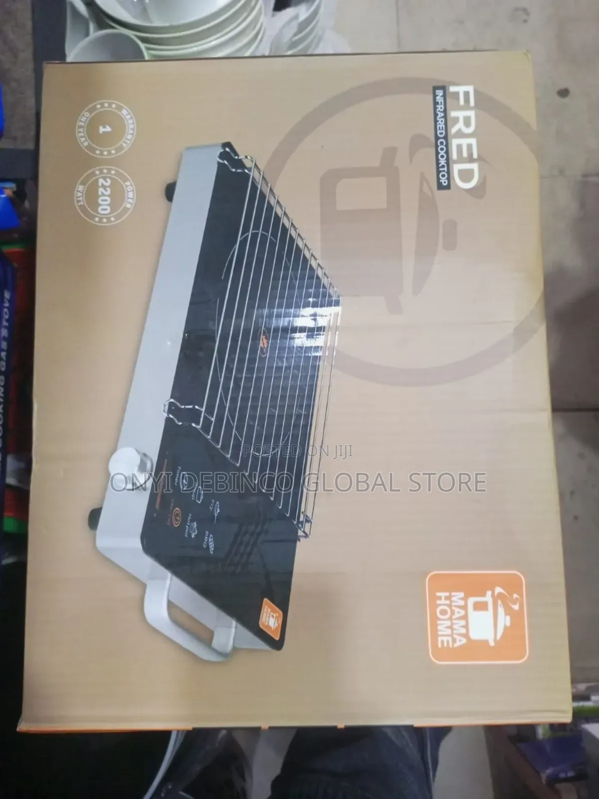 Fred Infrared Cooker With Grill Hot Plate - 2200W