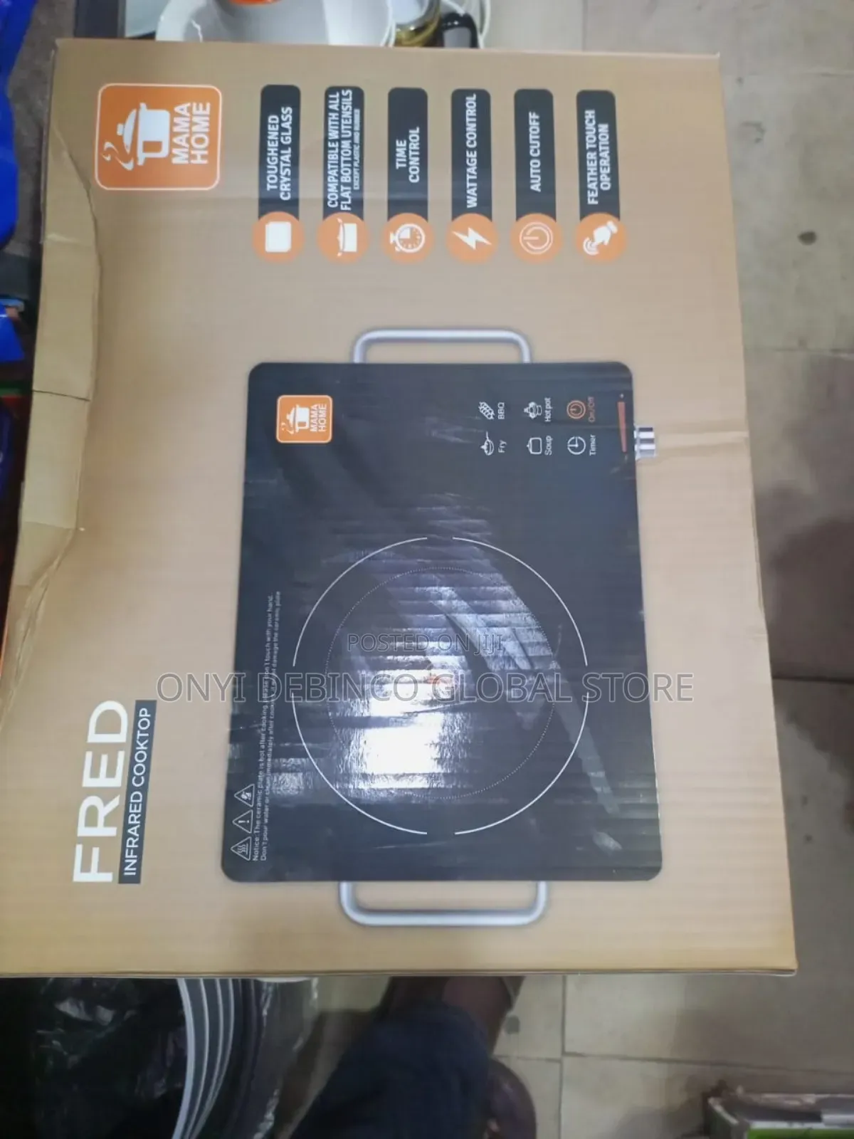 Fred Infrared Cooker With Grill Hot Plate - 2200W