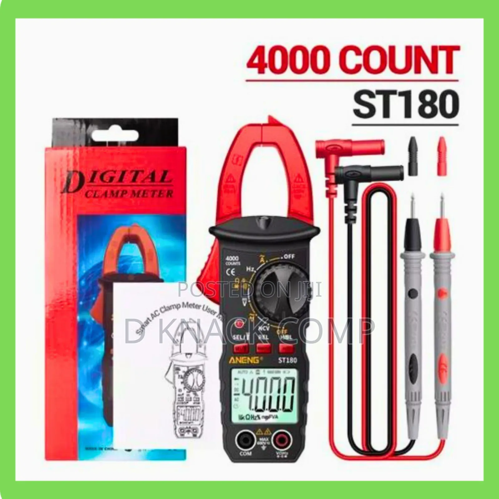 ANENG ST180 Digital Clamp Meter Multimeter
