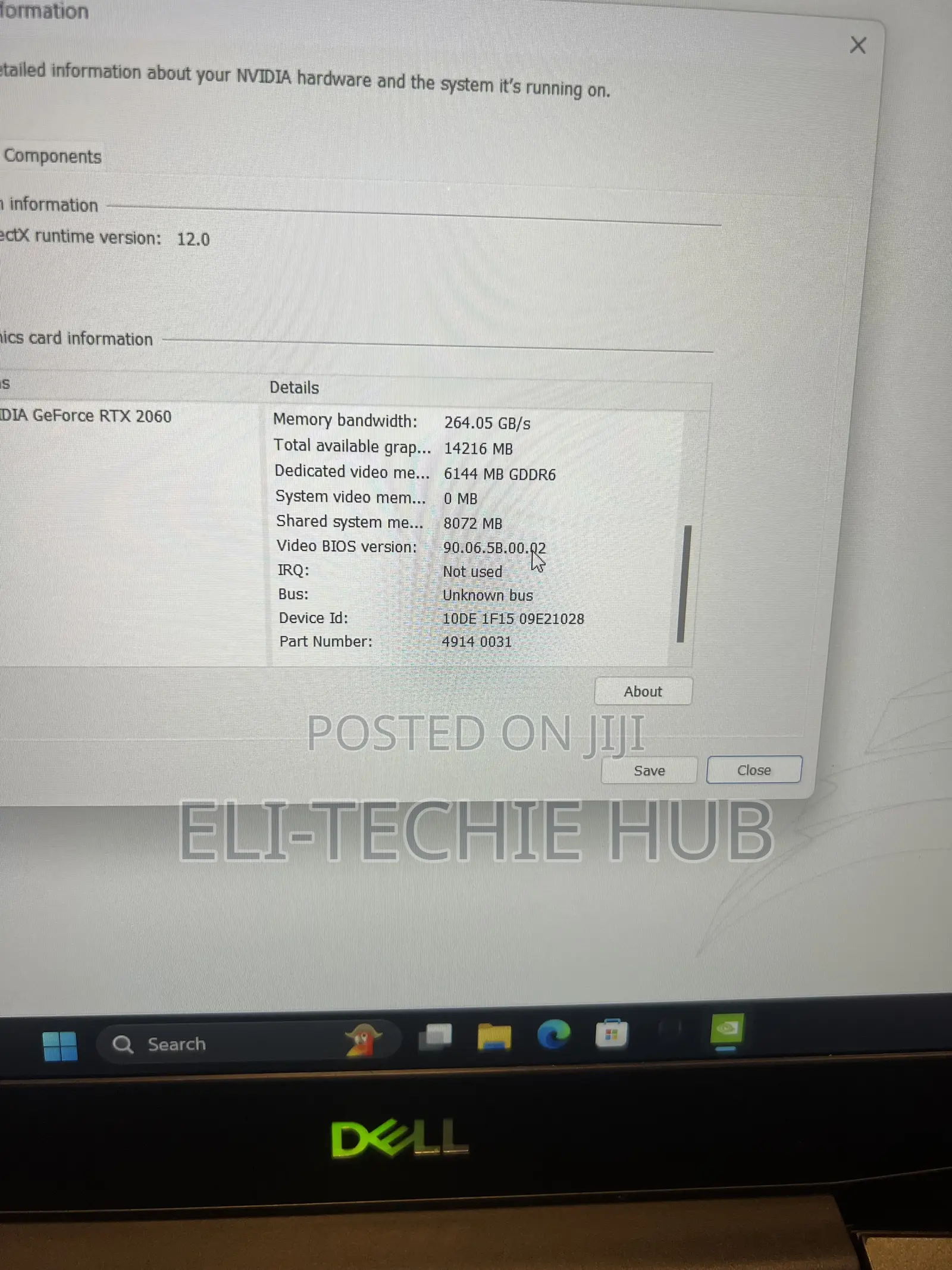 Laptop Dell G5 16GB Intel Core I7 SSD 512GB