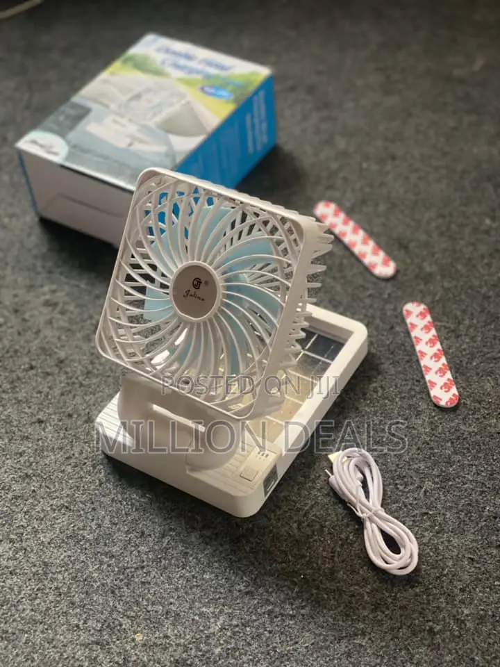 Double Head Portable Charging Fan