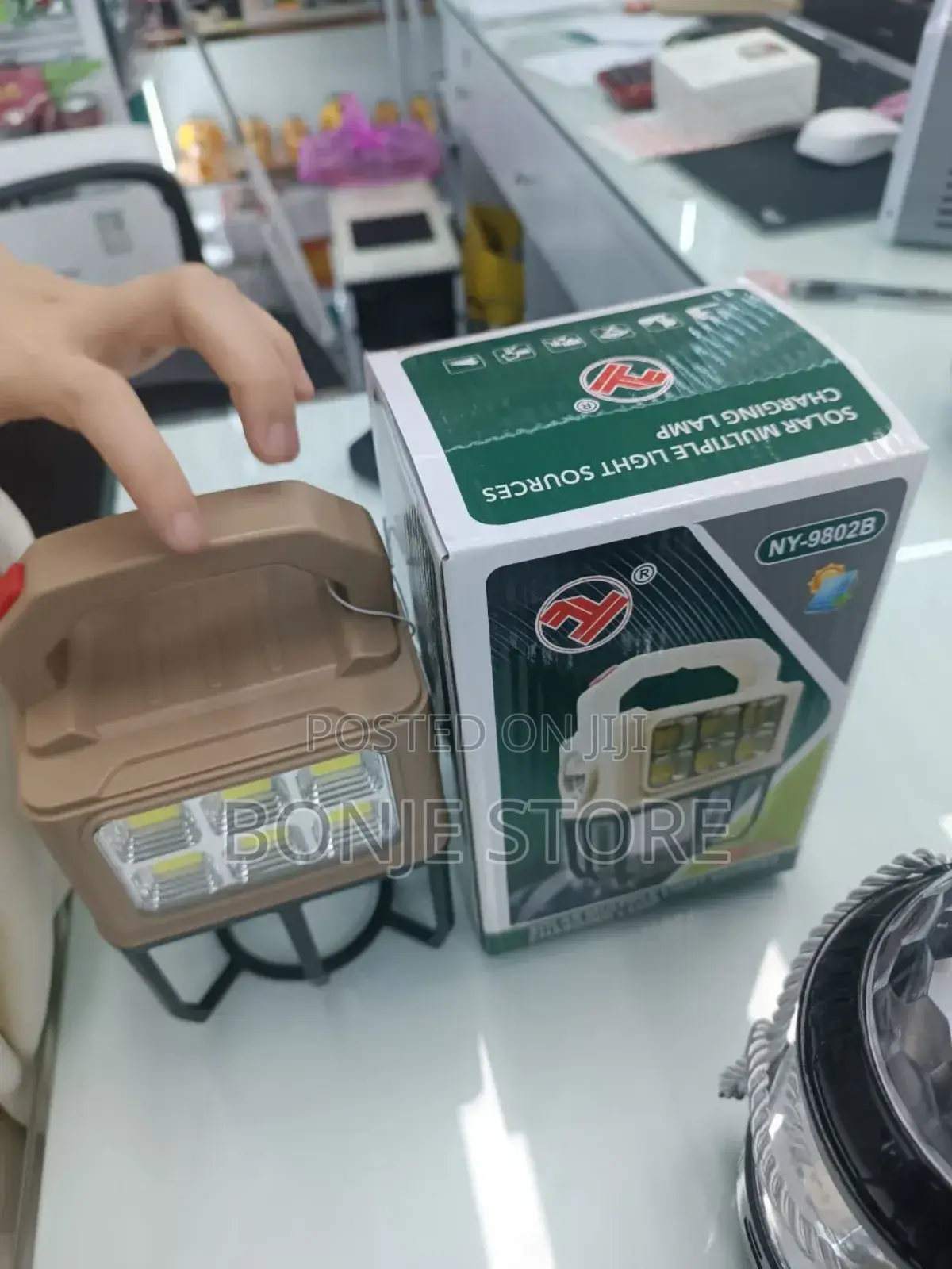 3in1 Solar Powered And Electric Rechargeable Camping Lantern