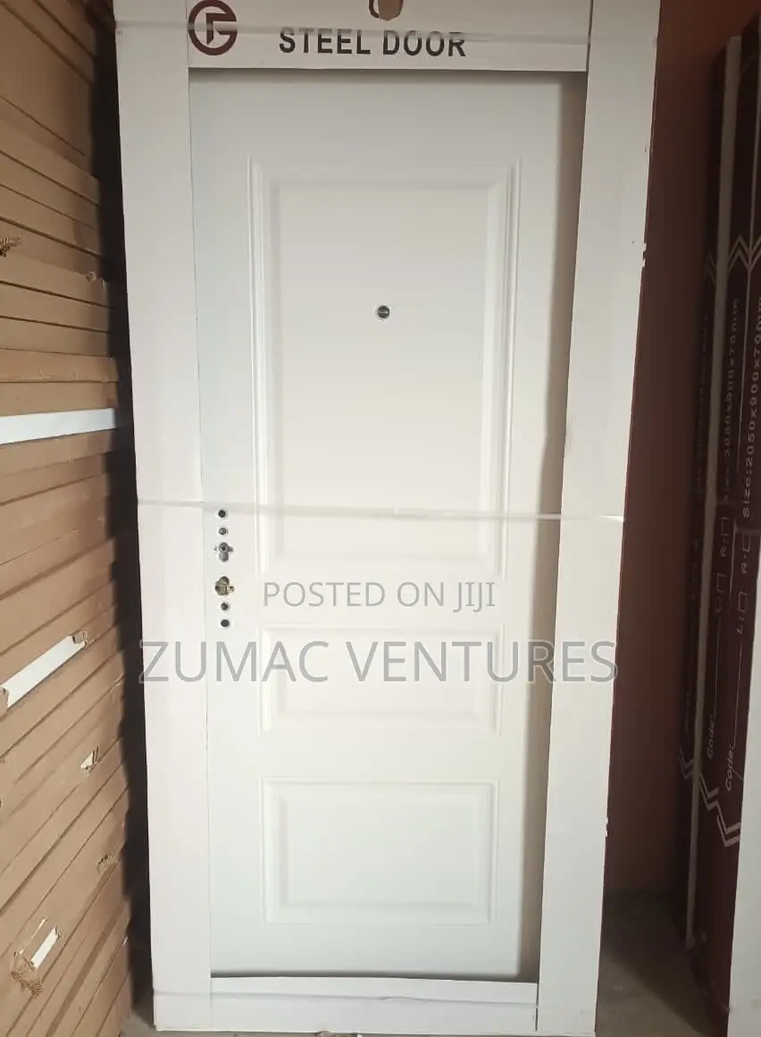 White Steel Door