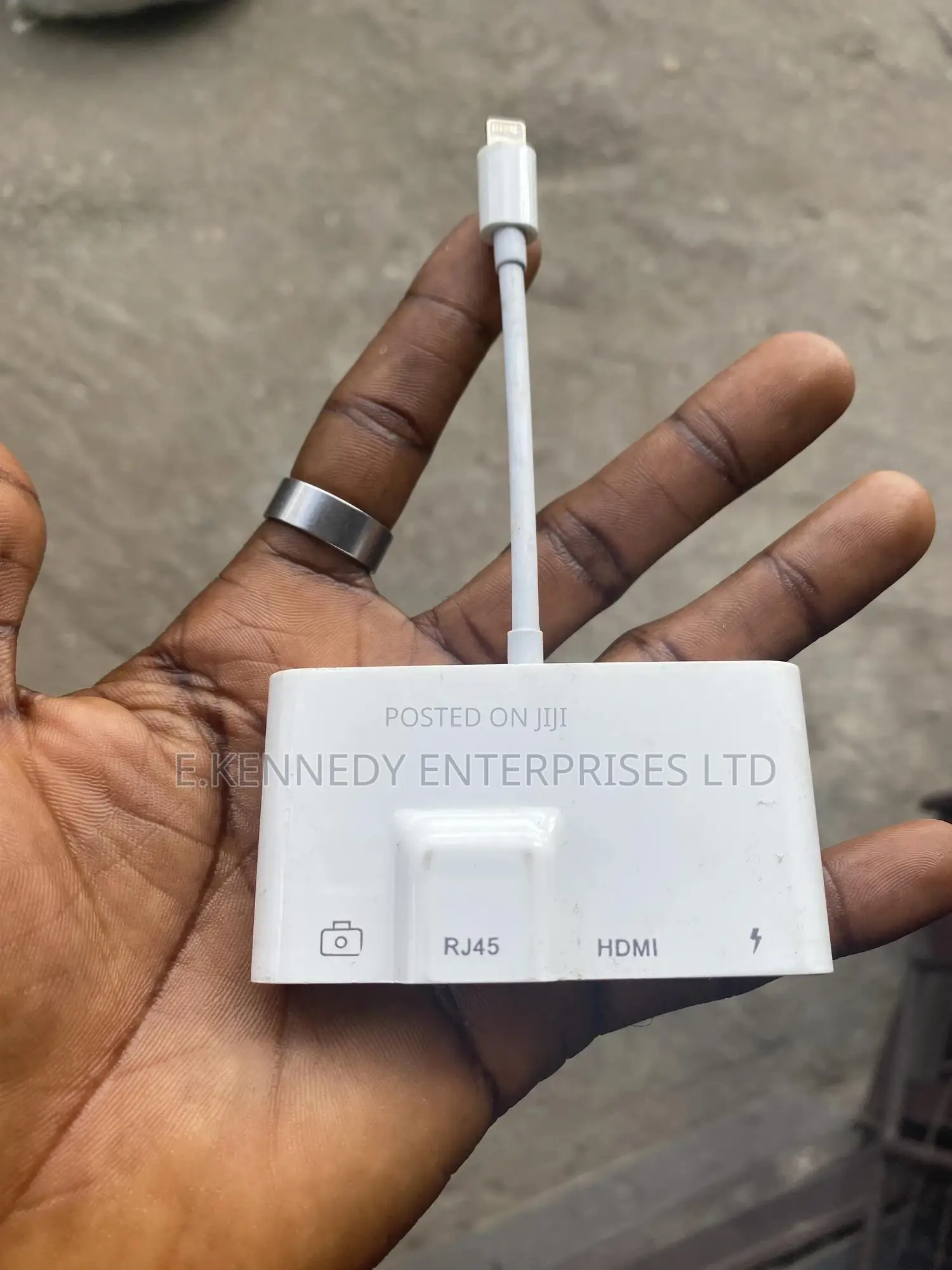 4 in 1 iPhone HDMI OTG Ethernet Adapter With HDMI