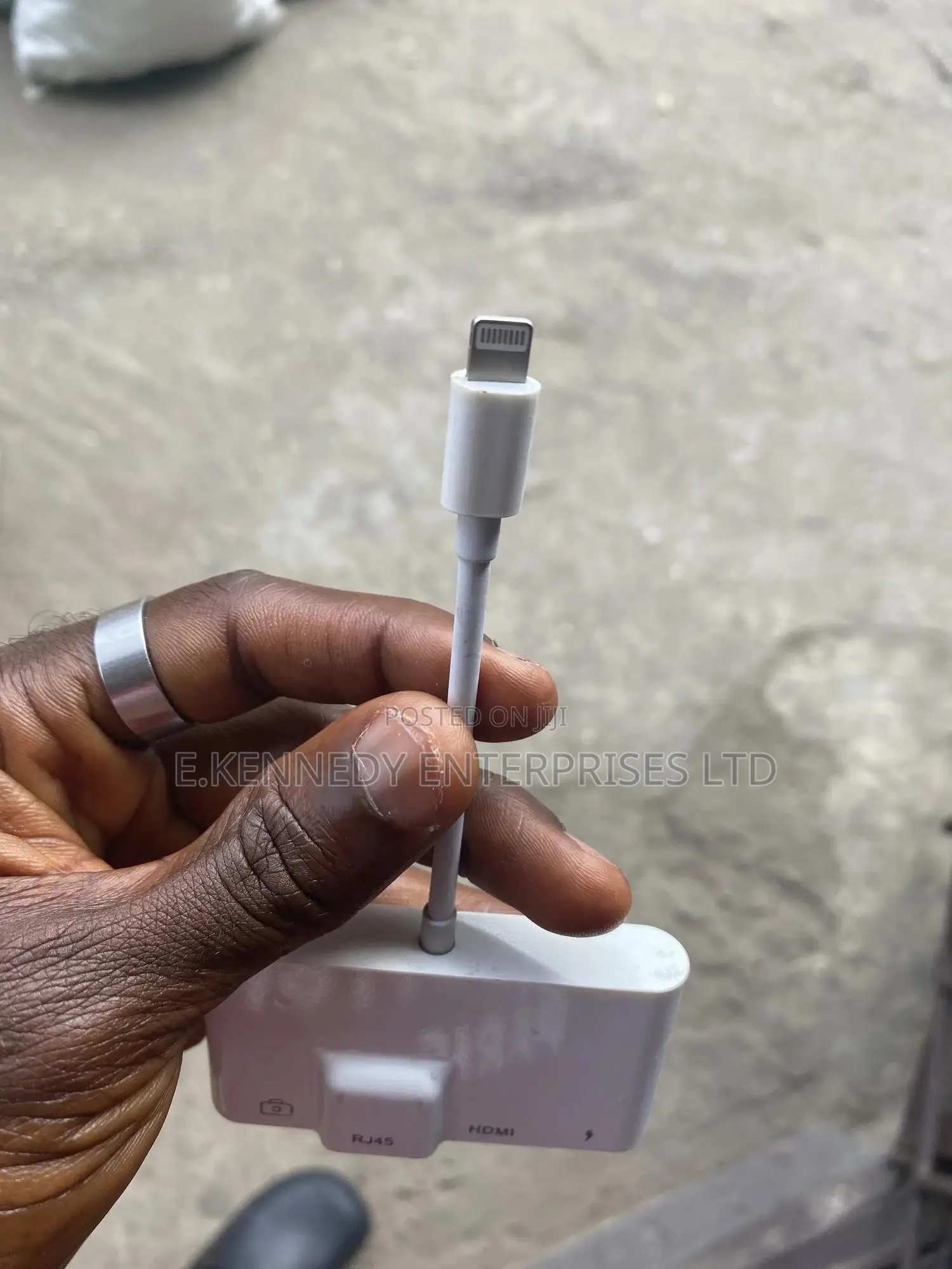4 in 1 iPhone HDMI OTG Ethernet Adapter With HDMI