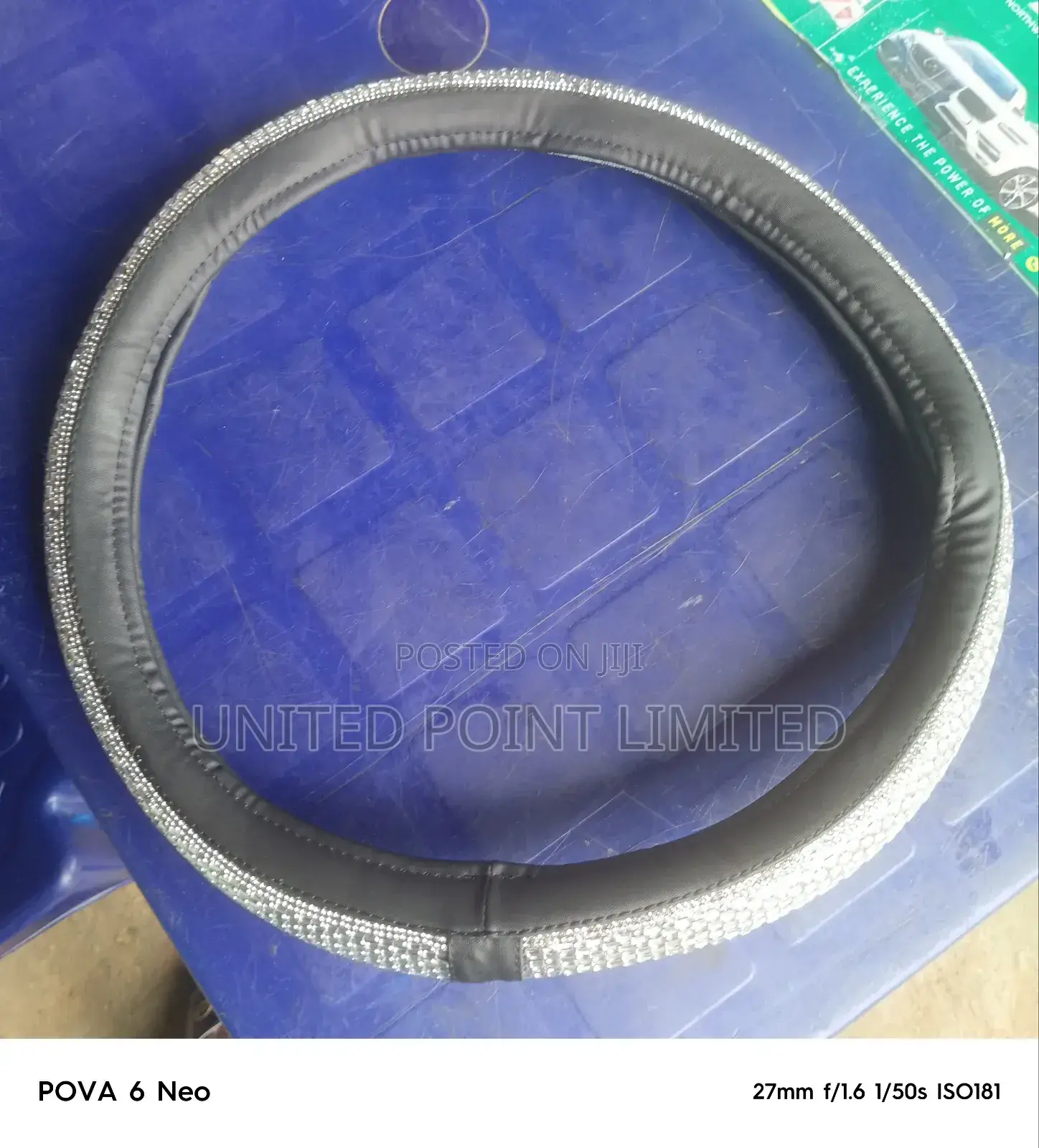 Diamond Encrusted Steering Cover Abj