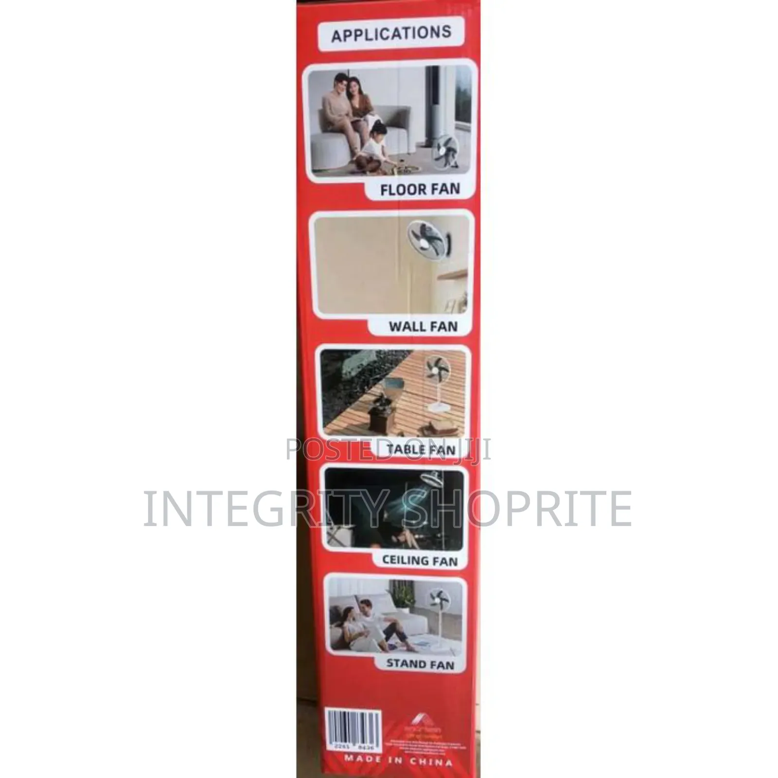 Andrakk 5 IN 1 RECHARGEABLE FAN 16"