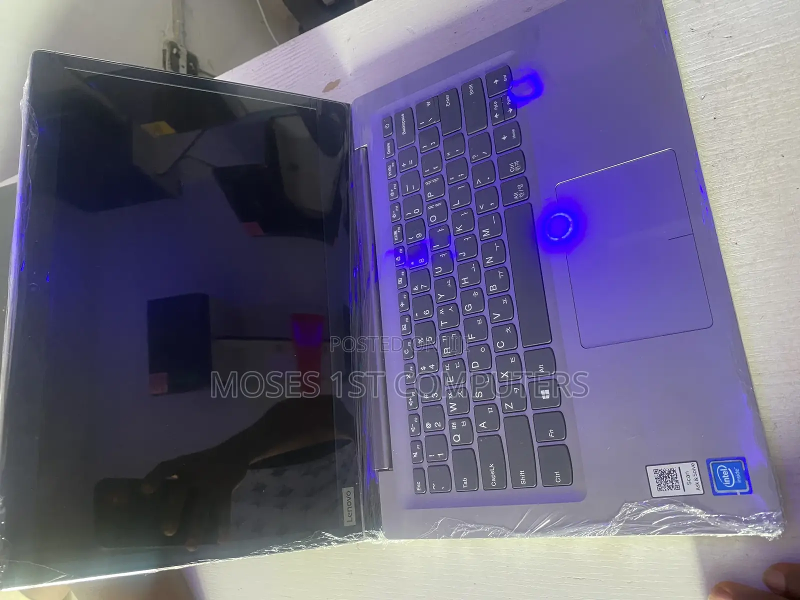 New Laptop Lenovo 8GB Intel SSD 128GB