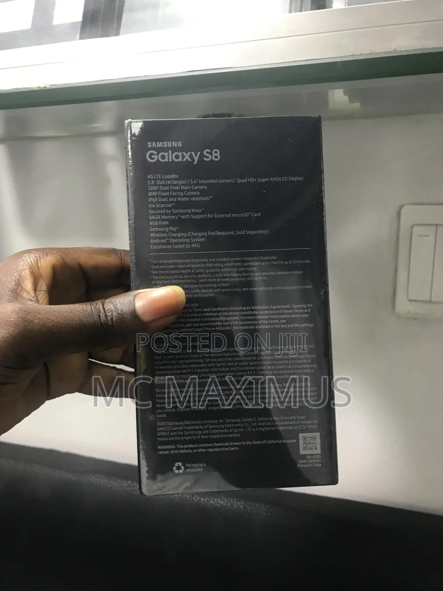 New Samsung Galaxy S8 64 GB Pink