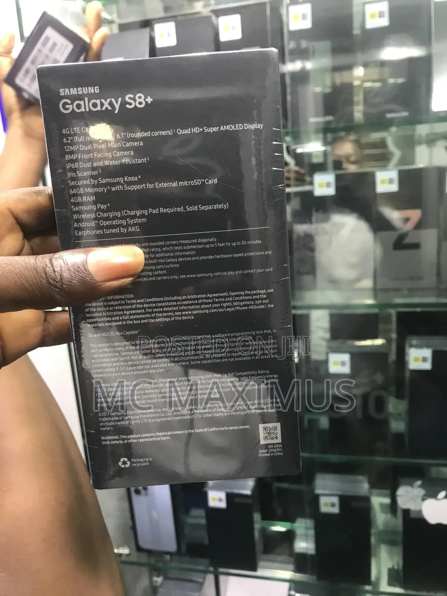 New Samsung Galaxy S8 Plus 64 GB Black
