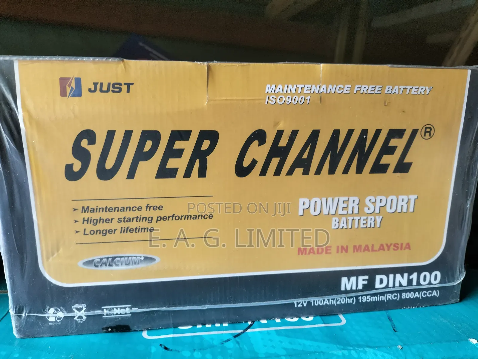 Super Channel Battery 12v 100ah Original Malaysia