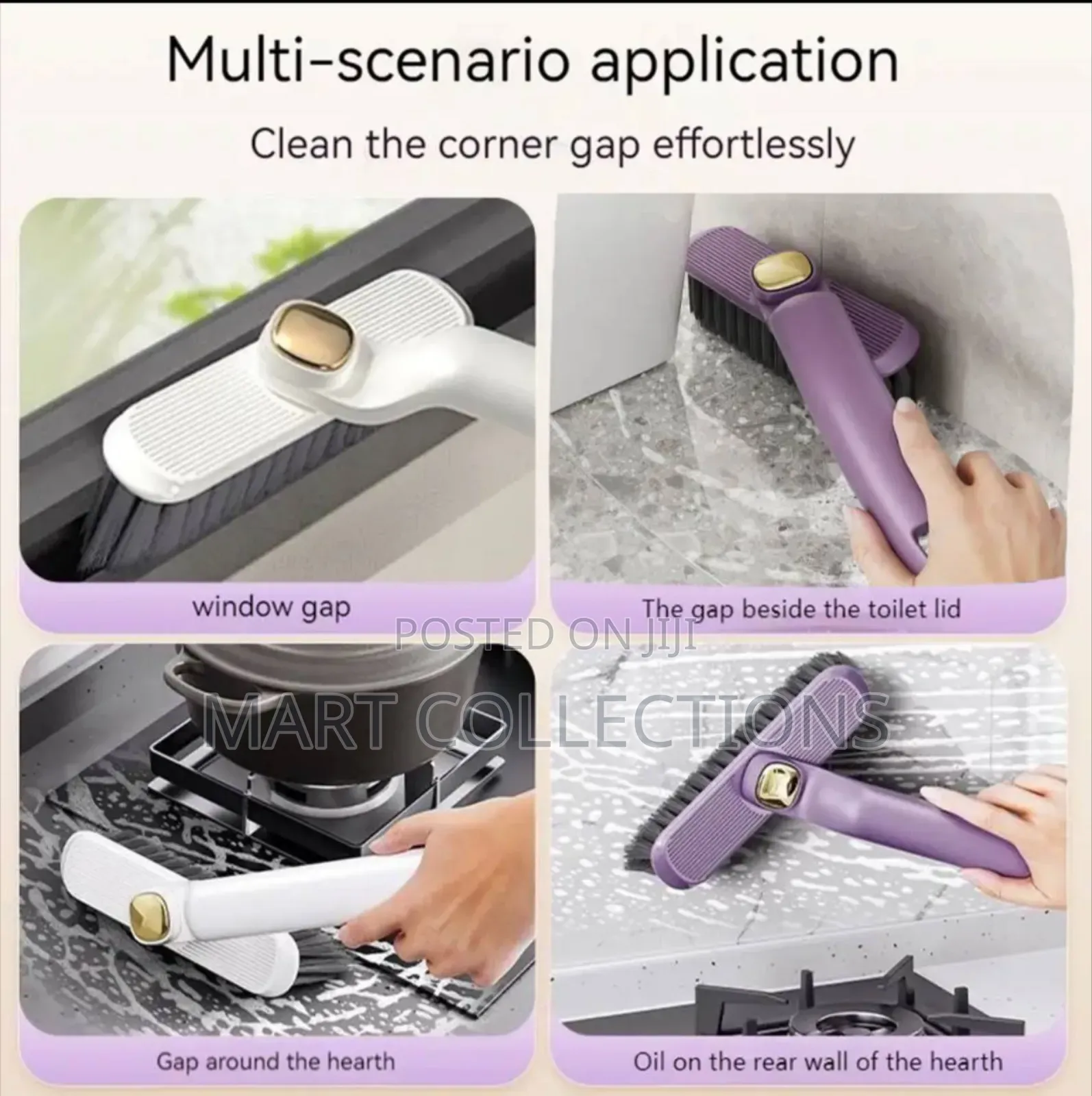 Bathroom Brush Toilet Brush Multi-Function Crevice Cleaner