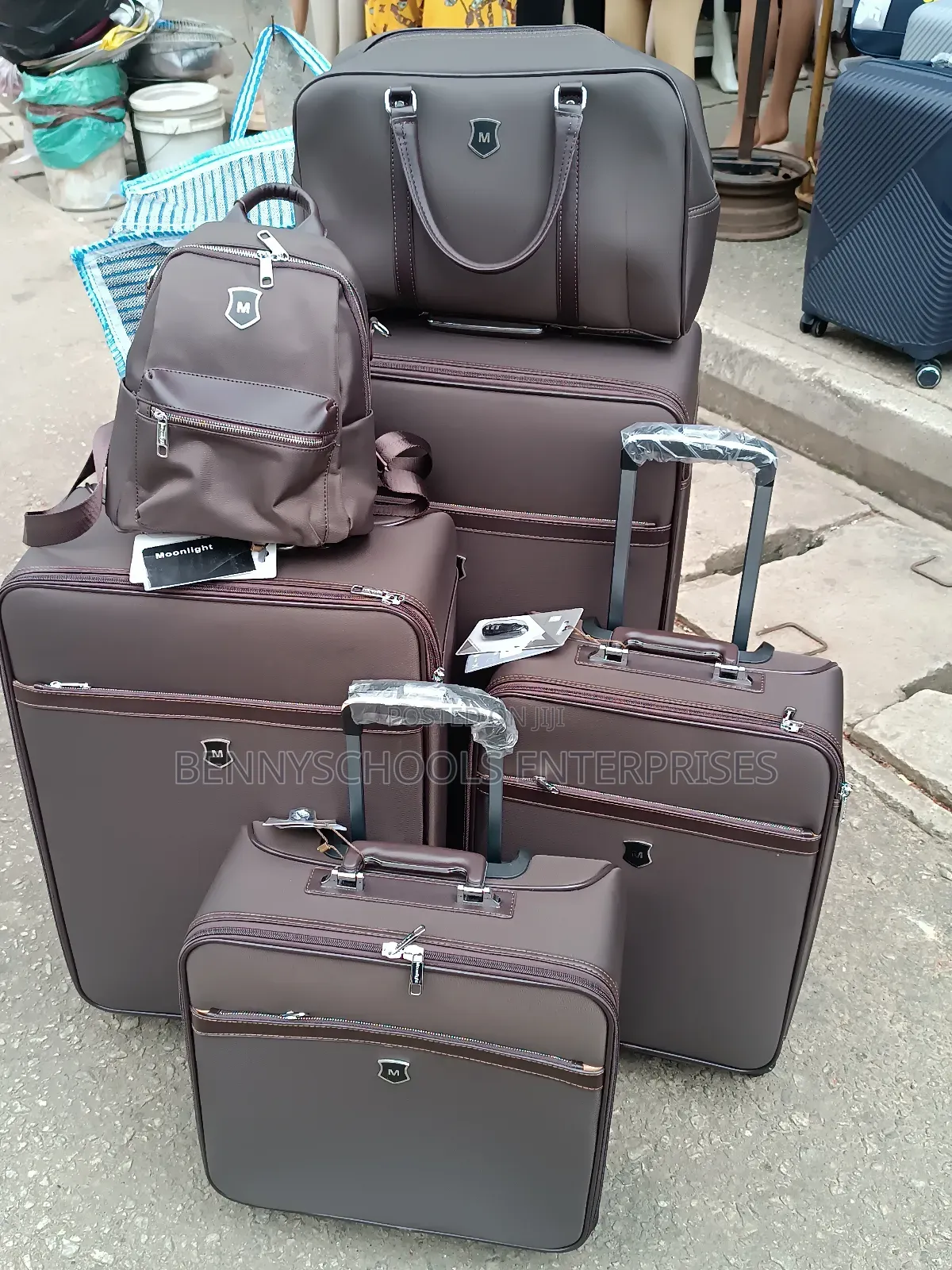 Set of 6 Imported Moonlight Travelling Luggage Boxes